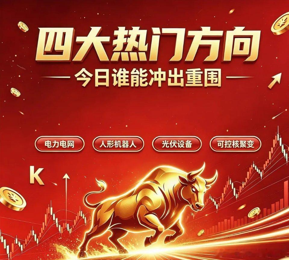四大热门主线｜极简核心名单一、电力电网四大天王：顺钠股份、长缆科技、华电辽能、华