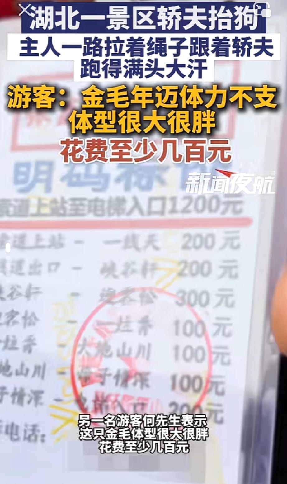 轿夫抬狗，到底是花钱买服务，还是不尊重劳动者？
湖北恩施大峡谷这事儿，网上吵翻了