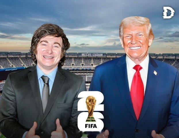 🇦🇷🚨 米莱和特朗普将一起参加世界杯抽签仪式：阿根廷哈维尔·米莱总统和美国