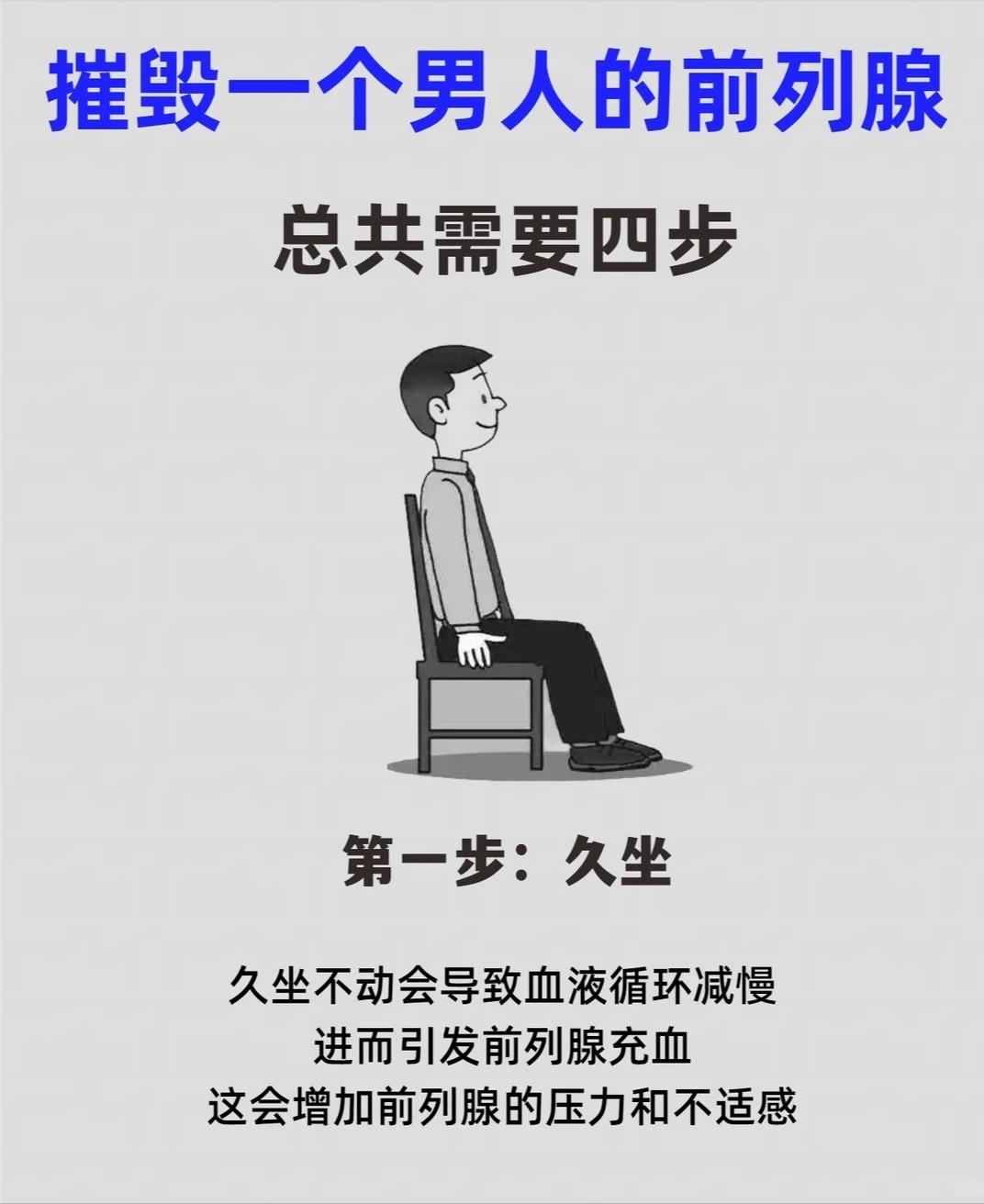 这四个坏习惯，正在摧毁男人前列腺！