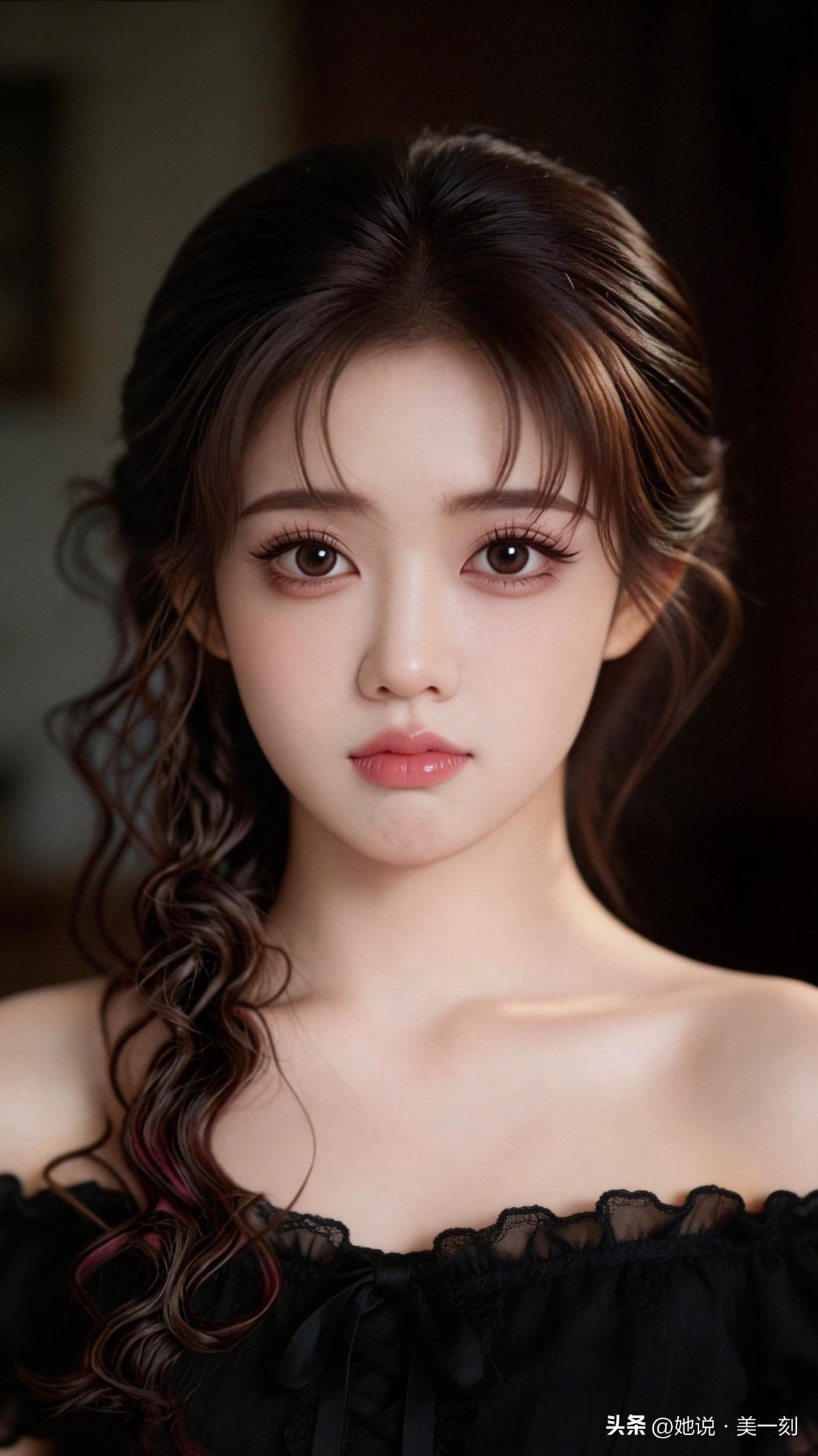 优雅黑裙，甜美少女，惊艳瞬间。手机怎样拍好夜景