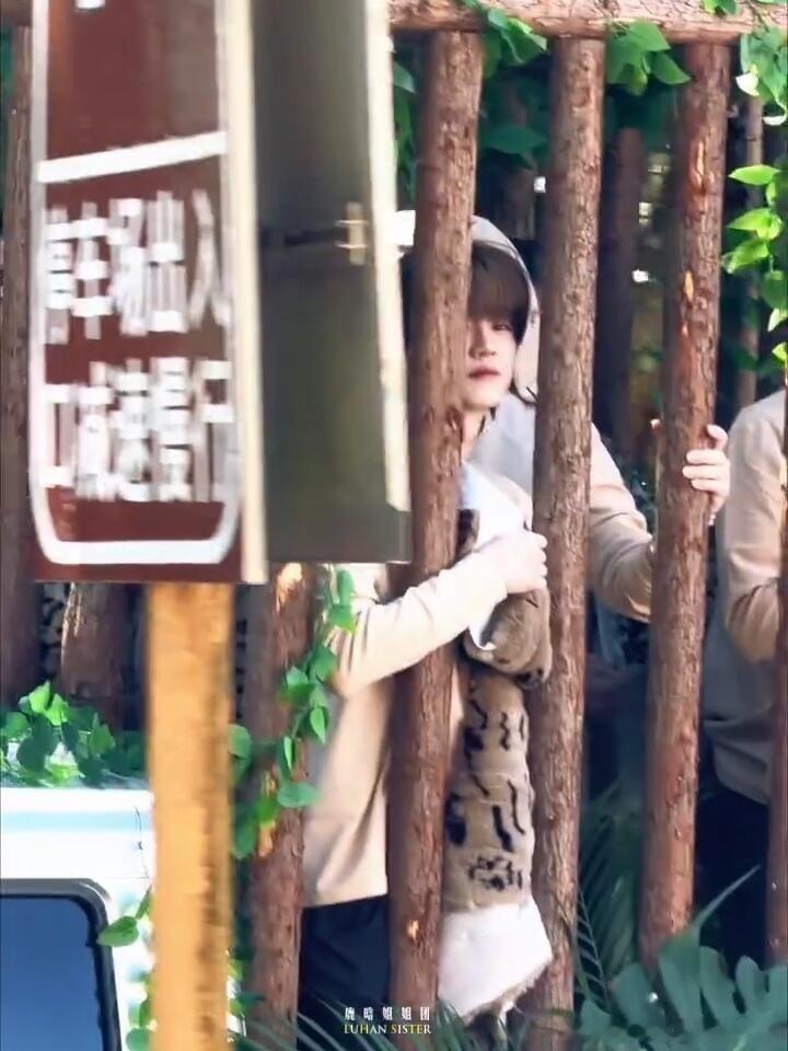 原来鹿晗是被游街示众了鹿晗被野人吓到咽口水 看到“游街示众”四个字我笑出声，鹿晗