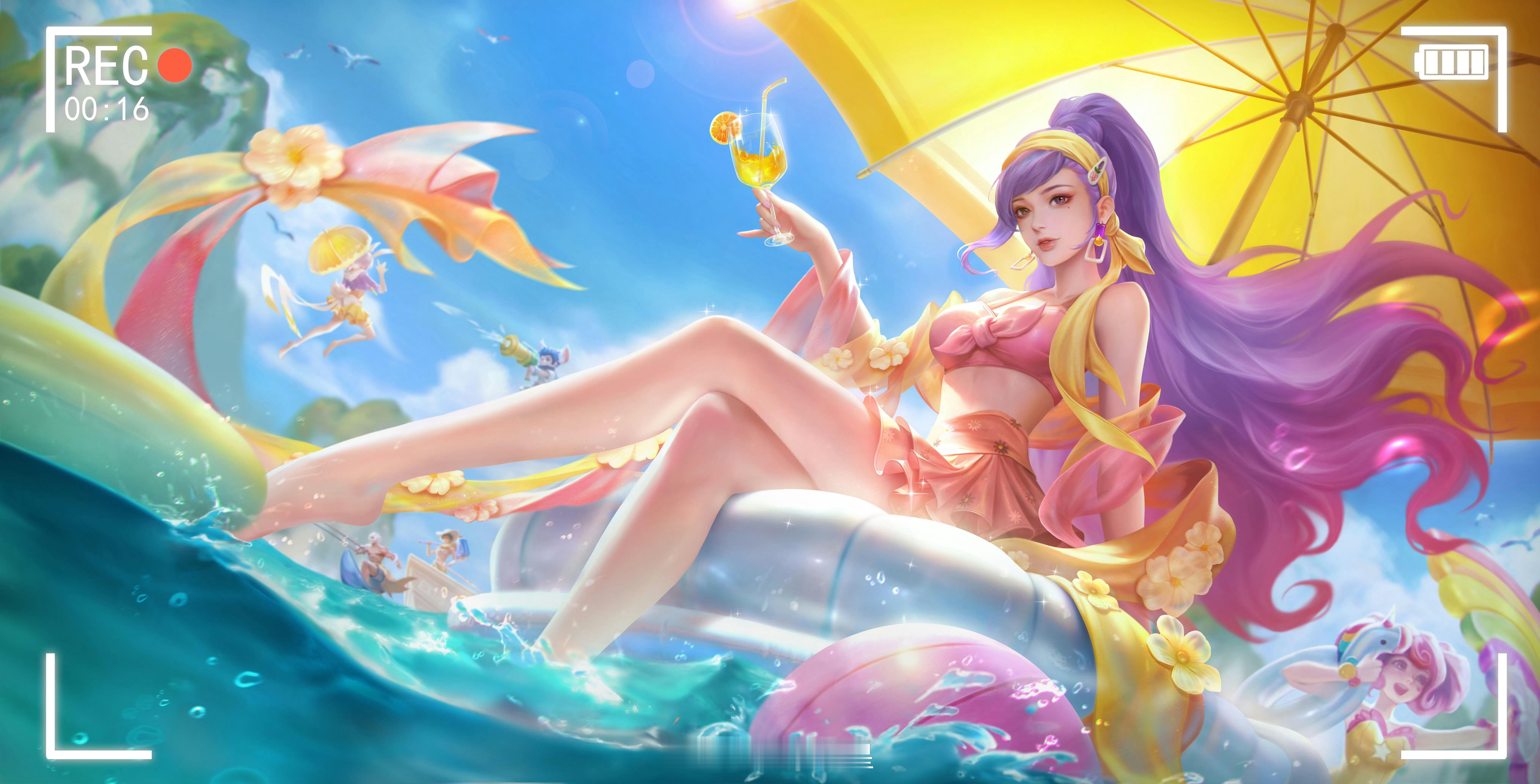 我的天，貂蝉夏日皮来了！ ​​​