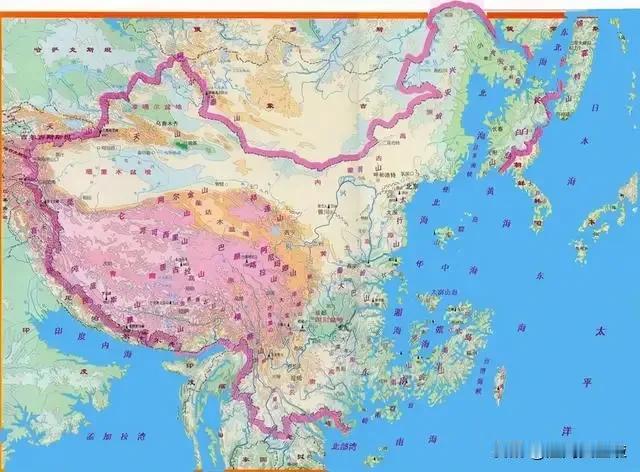 再来吓吓大家[让我看看]，以下是2050年中国版图的一张网图，四川变成了海边，云