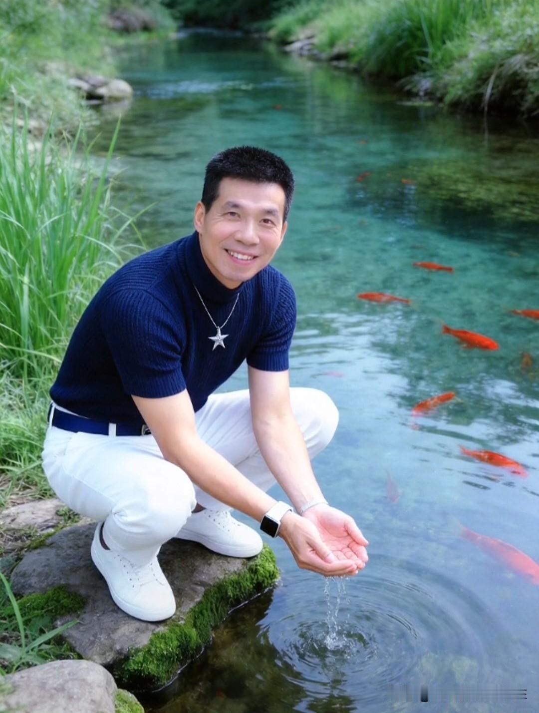 记录我的2026偷得浮生半日闲，在山水间寻一份自在。看鱼儿游弋，听风声过耳，中年