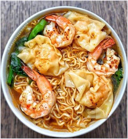 分享图片|让人忍不住流口水的泡面🍤我的宝藏食谱