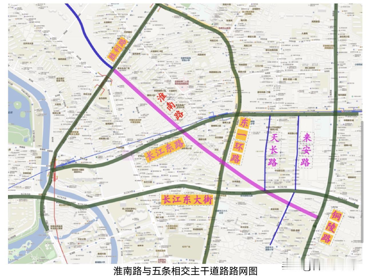 另外，淮南路（北二环—凤台路）上跨铁路段，预计9月上旬也将通车。

等两段全部打