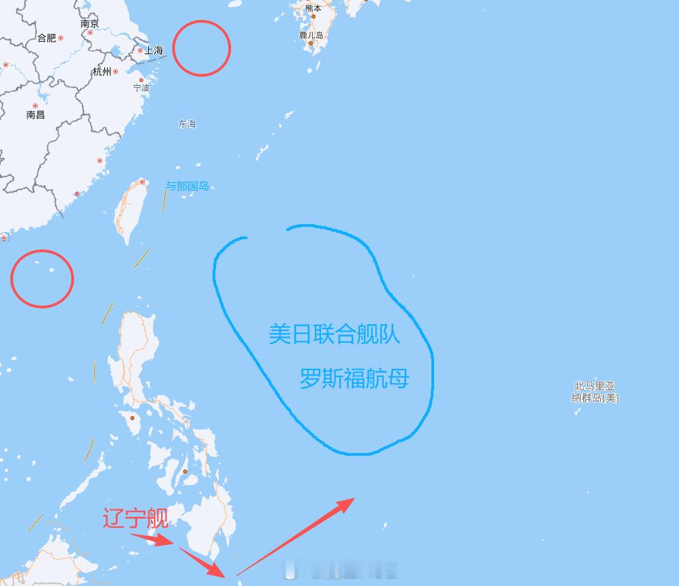 辽宁舰横穿菲律宾巴西兰海峡，正是美日6万大军进行“利剑27”军演之时！这次的利剑