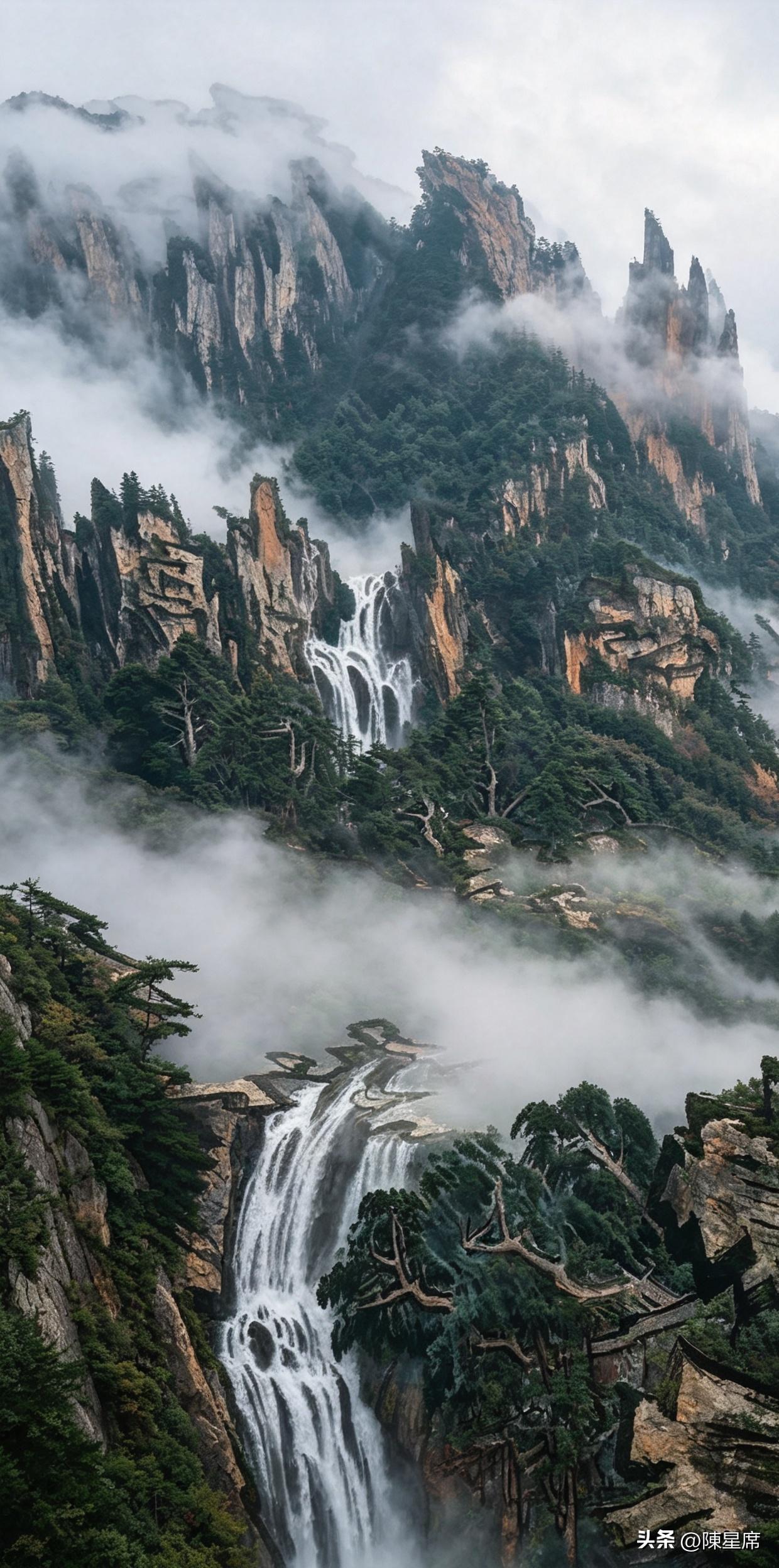 结宇青山伴碧泉，松风绕户雾漫檐。

闲听涧水声声远，坐看飞云度岭尖。