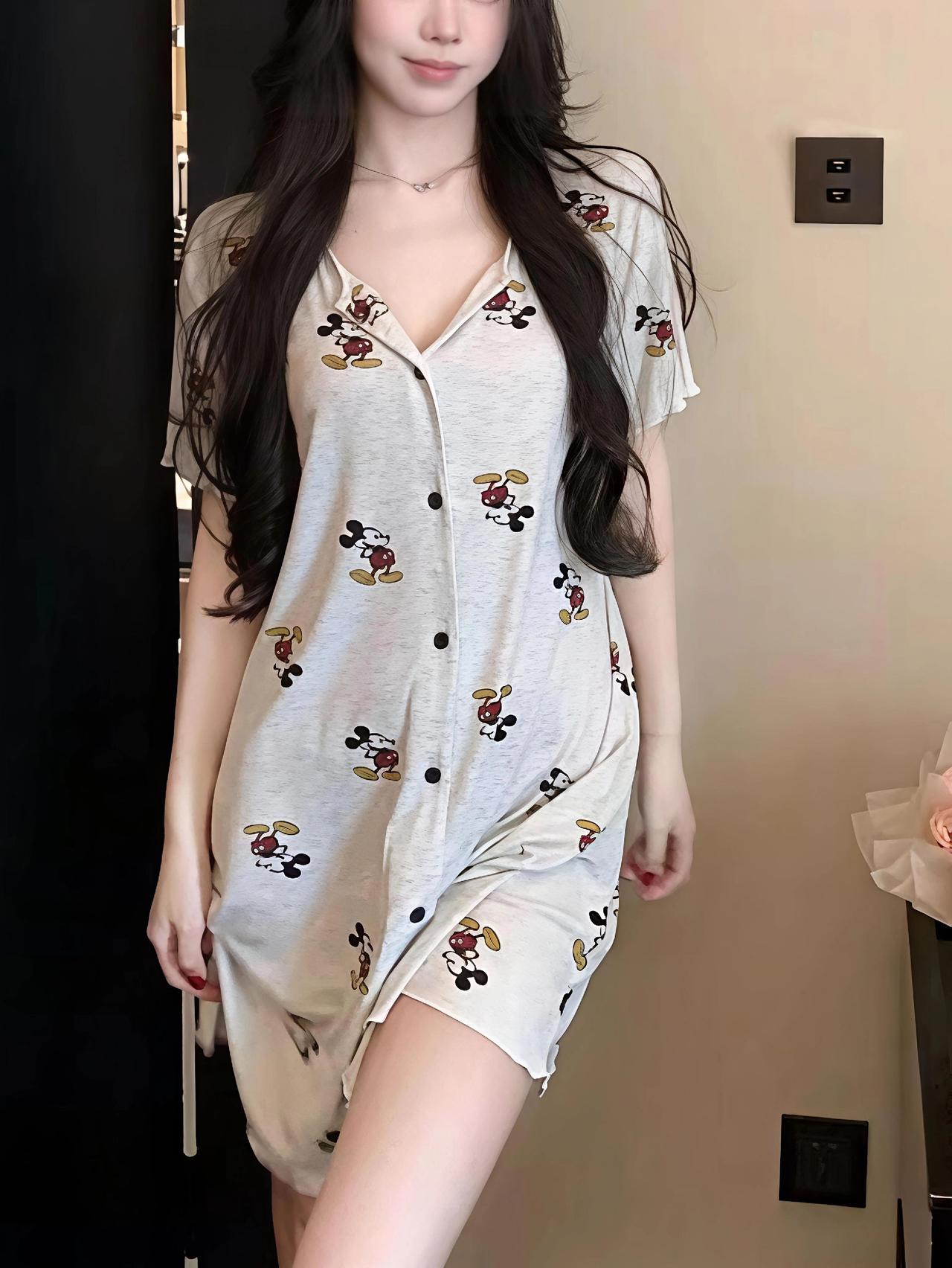 天气越来越热了，薄款睡裙来啦