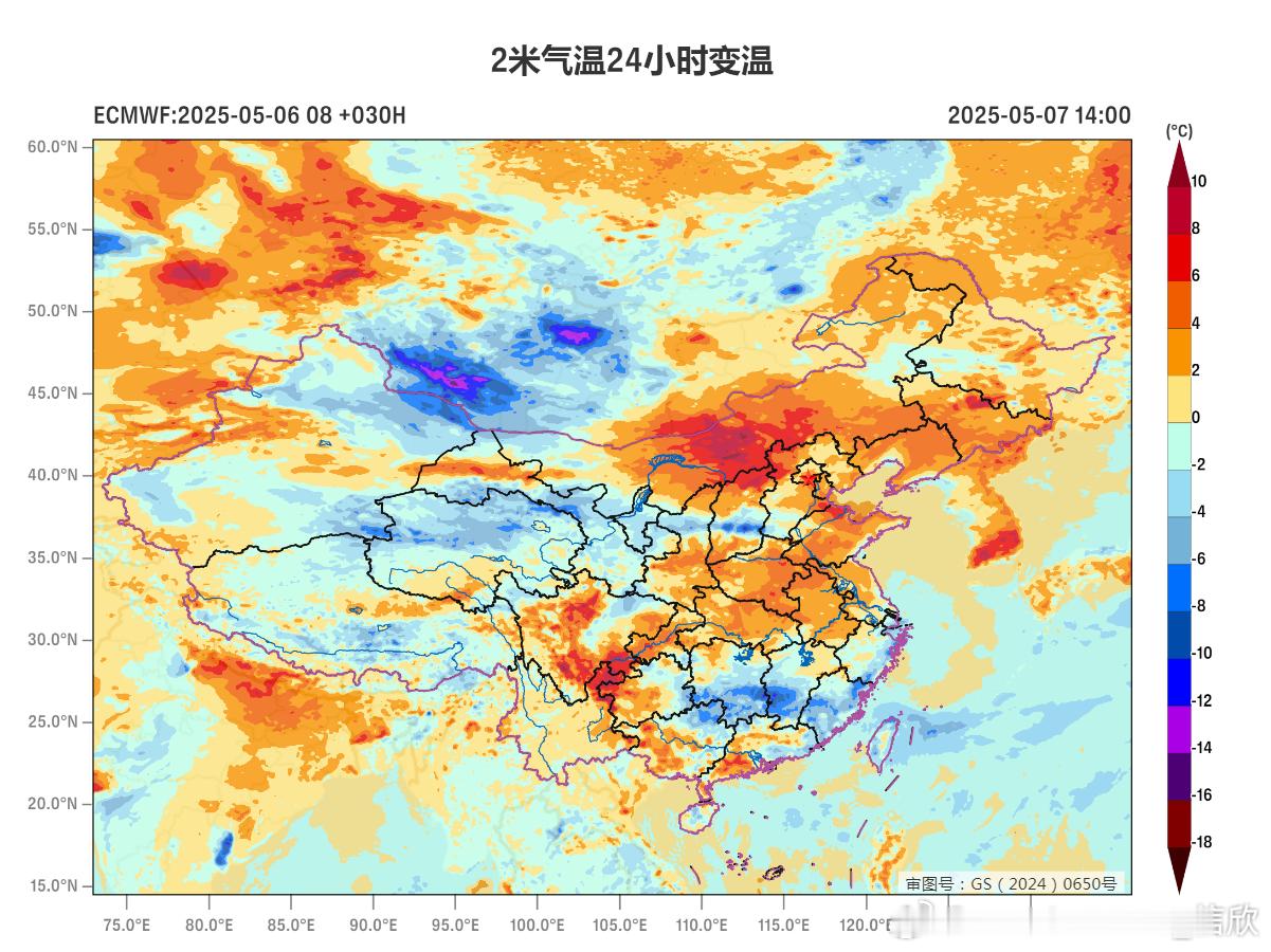 【北方降雨降温后再猛升温】7-9日又会有冷空气自西向东影响北方多地，而且在西北地