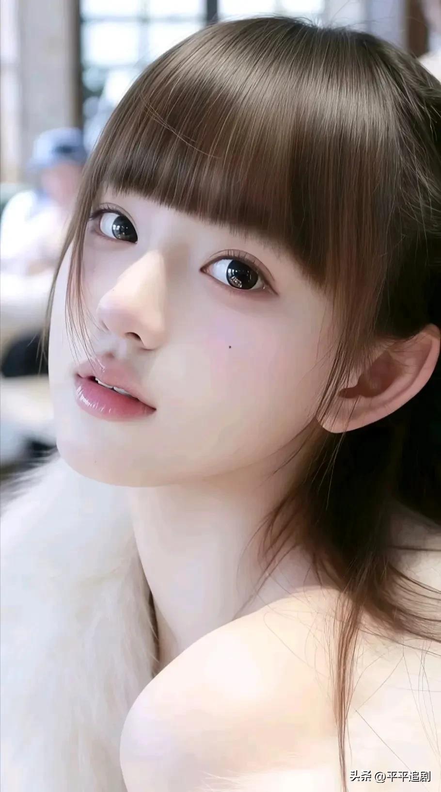 被这双眼睛温柔到了，谁懂啊！
耐看的长相 自然清雅感