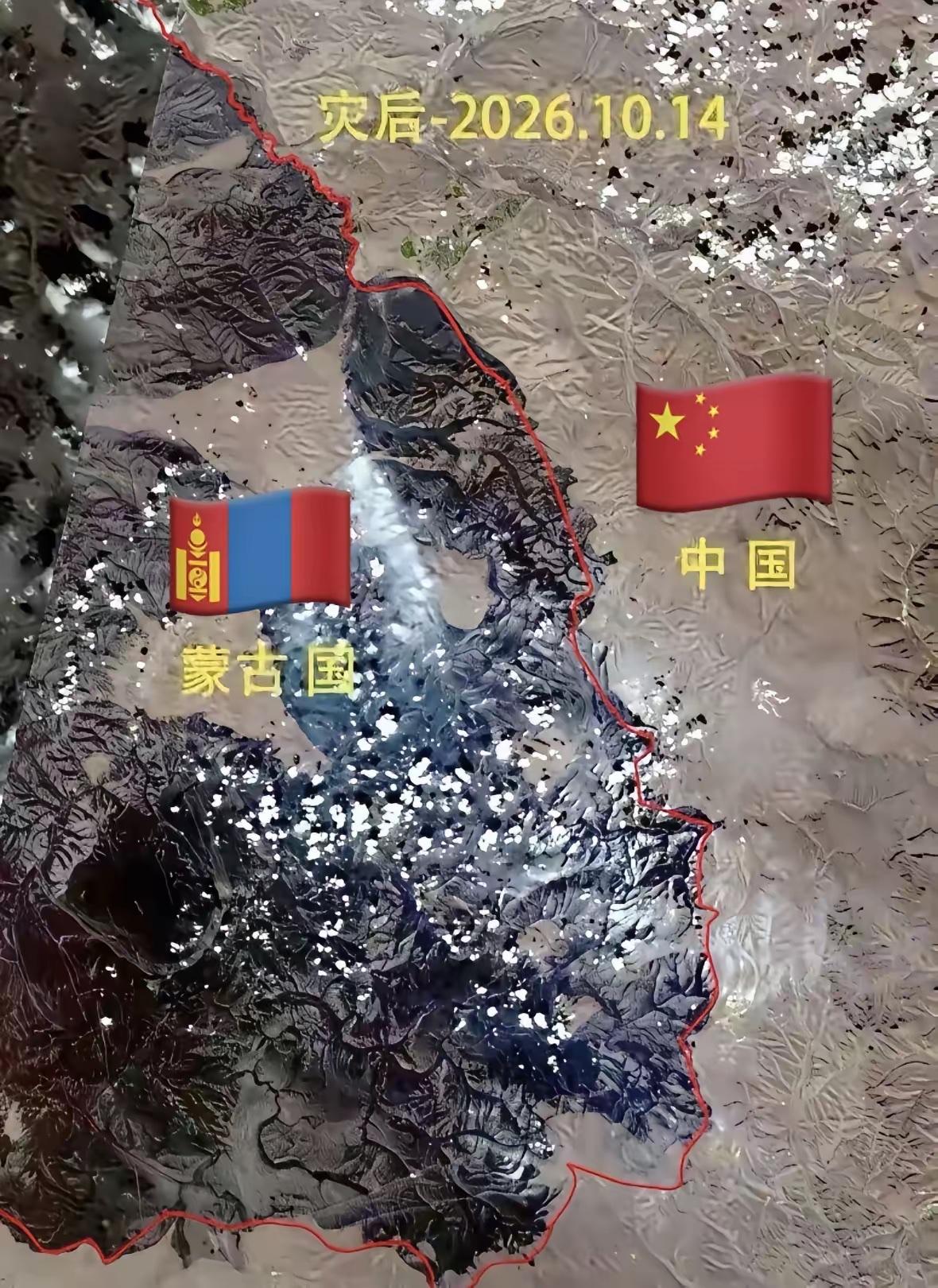一张来自太空的最新卫星云图直接刷爆了网络：蒙古国境内的草原大火铺天盖地，留下一片