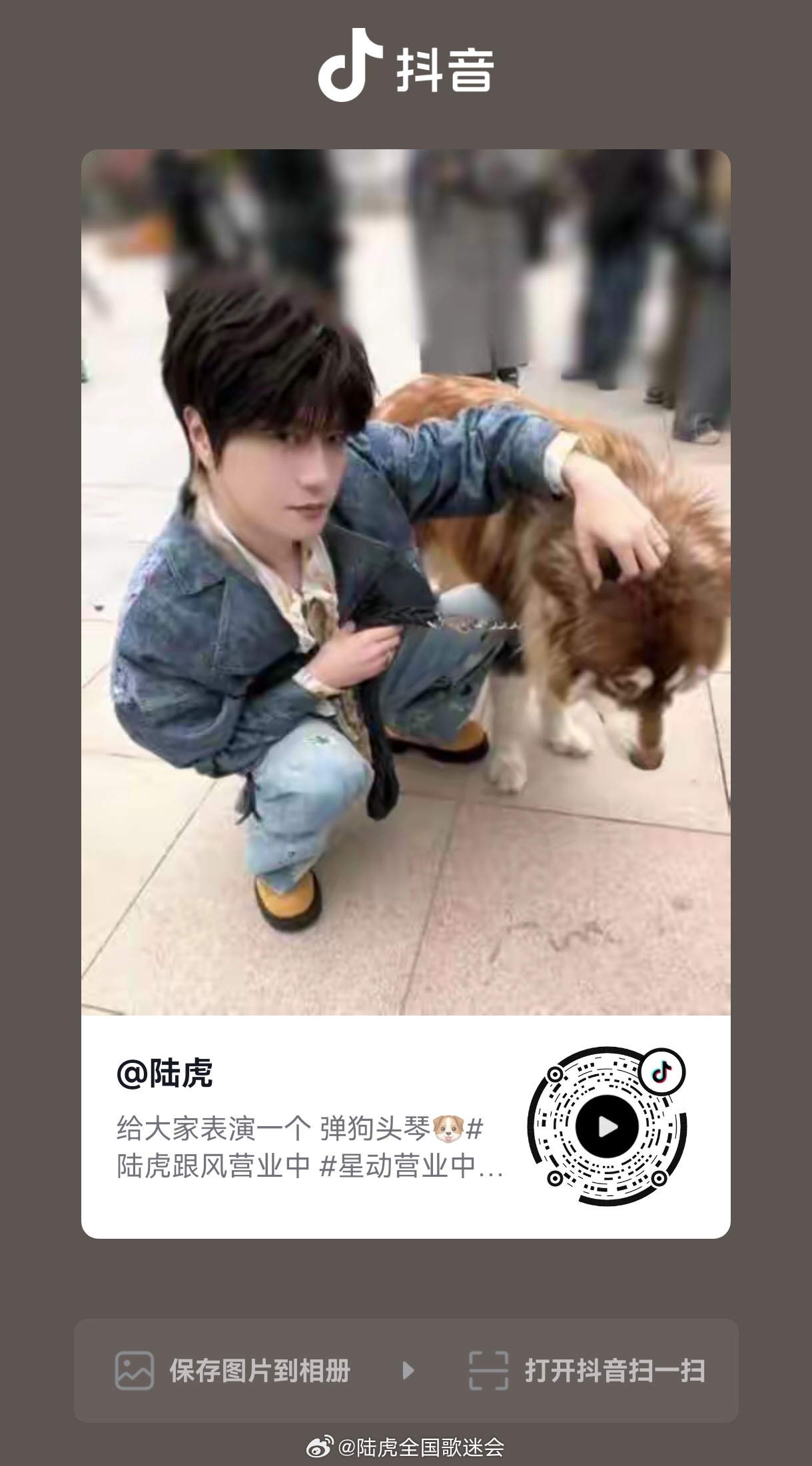 陆虎        【🐯】 抖🎶今日营业露珠贝贝们移步抖互动 记得点亮💚哦