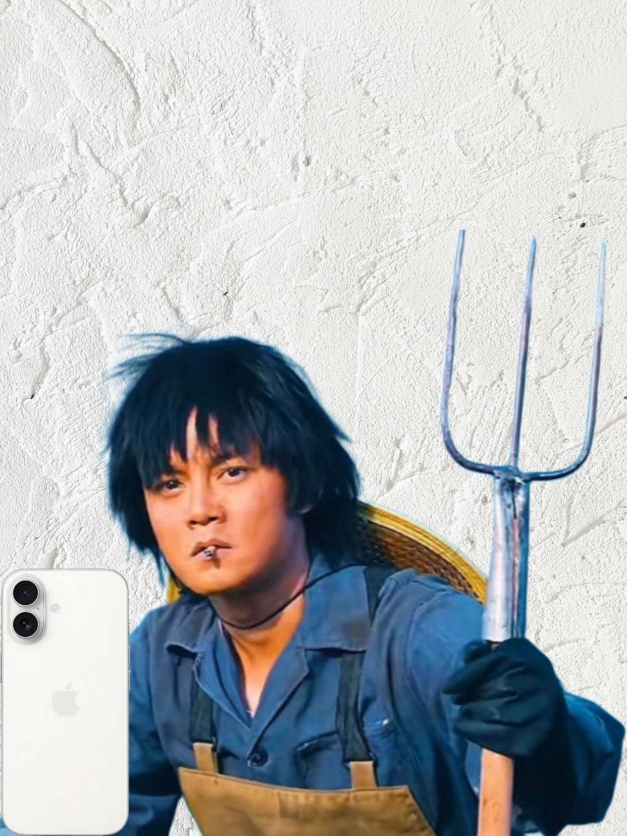 尹正晒新iPhone的样子演我再帅也没有这样帅，这才是尹正真实的样子，右手iPh