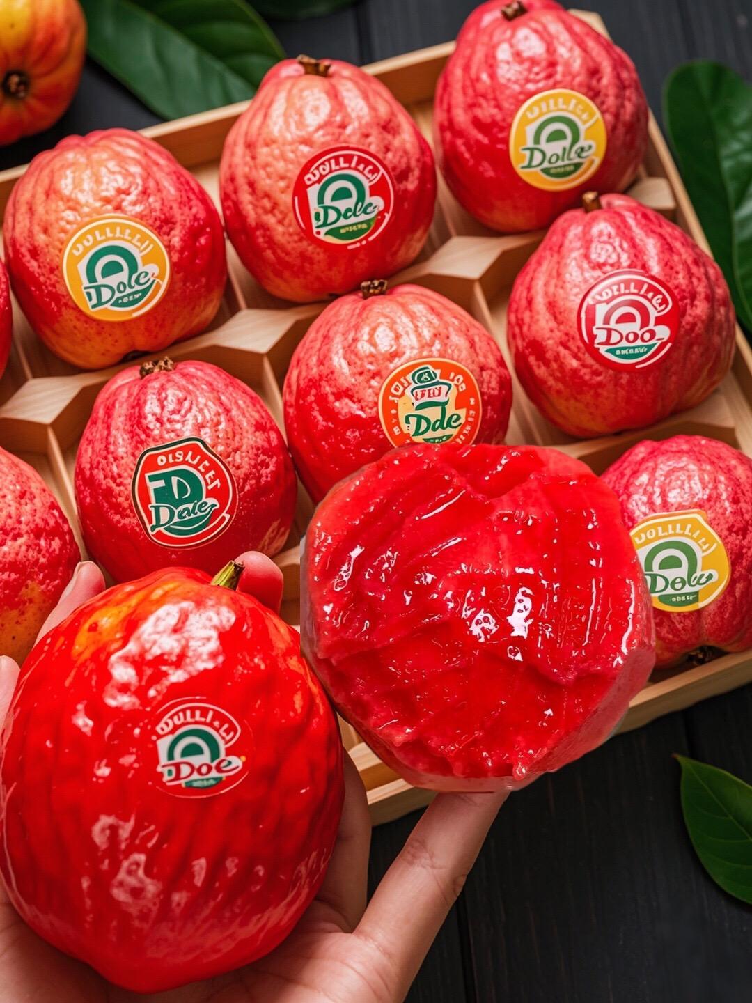 鲜嫩多汁软糯细腻，随手买的都乐红心芭乐，打开箱子一股浓浓的果香，真的惊...