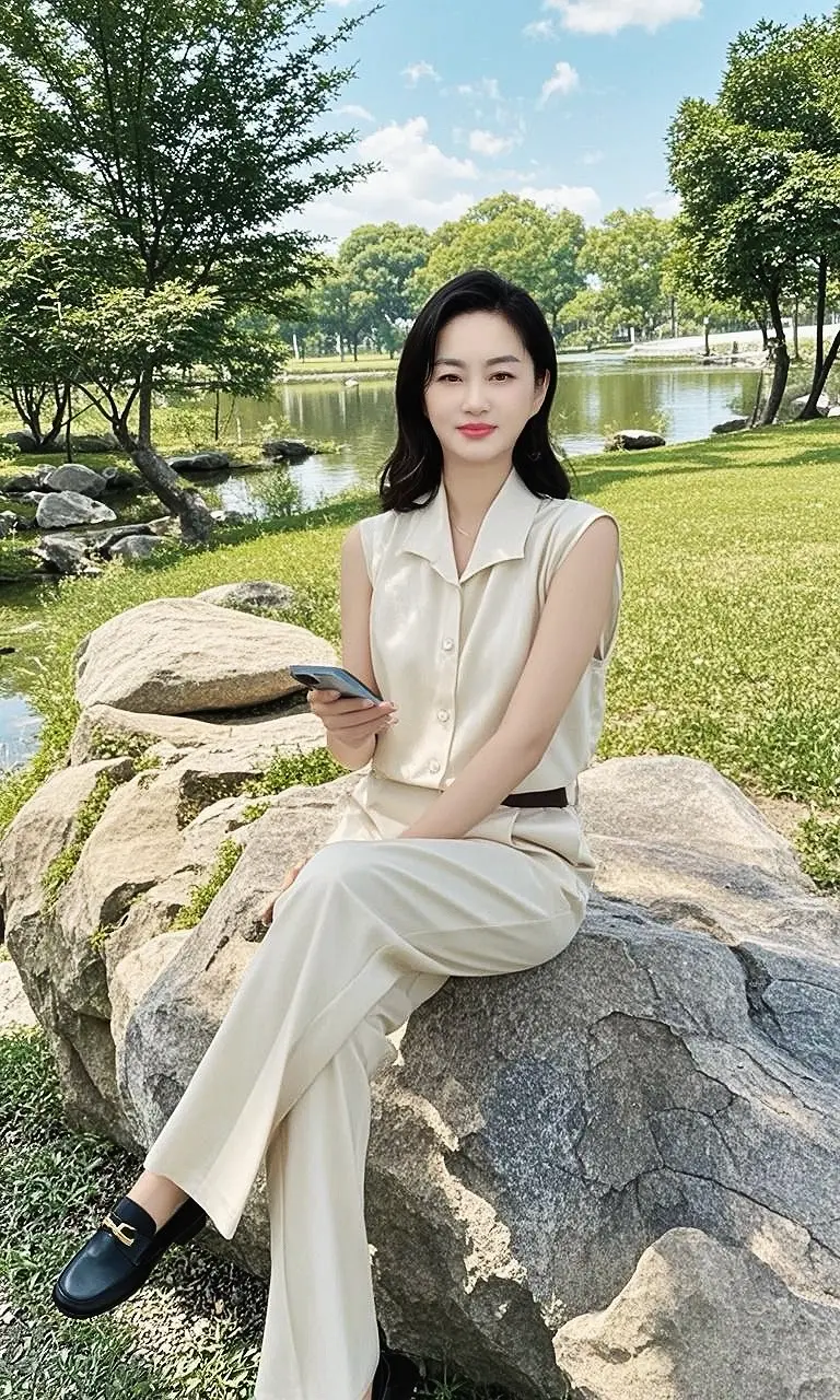 穿搭 穿出自己的风格 湖畔雅韵