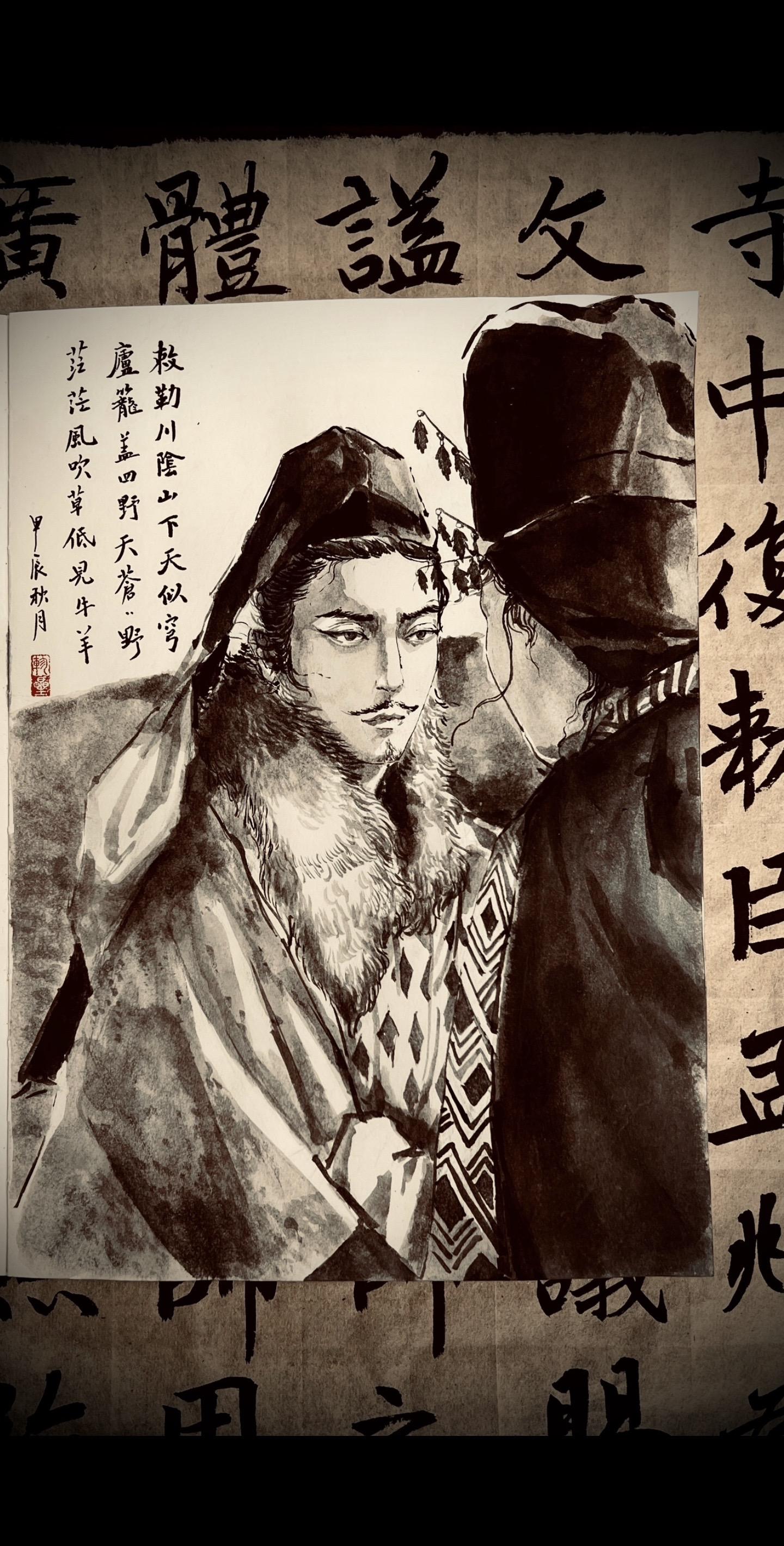 “走啊贺六浑，发什么楞，巡逻要迟了” “我好像听到有人叫我.........