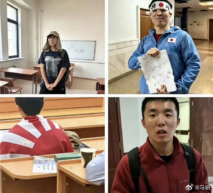 身披旭日旗中国留学生已被遣返中国留学生披旭日旗被同胞怒斥  【历史专业学生身披旭