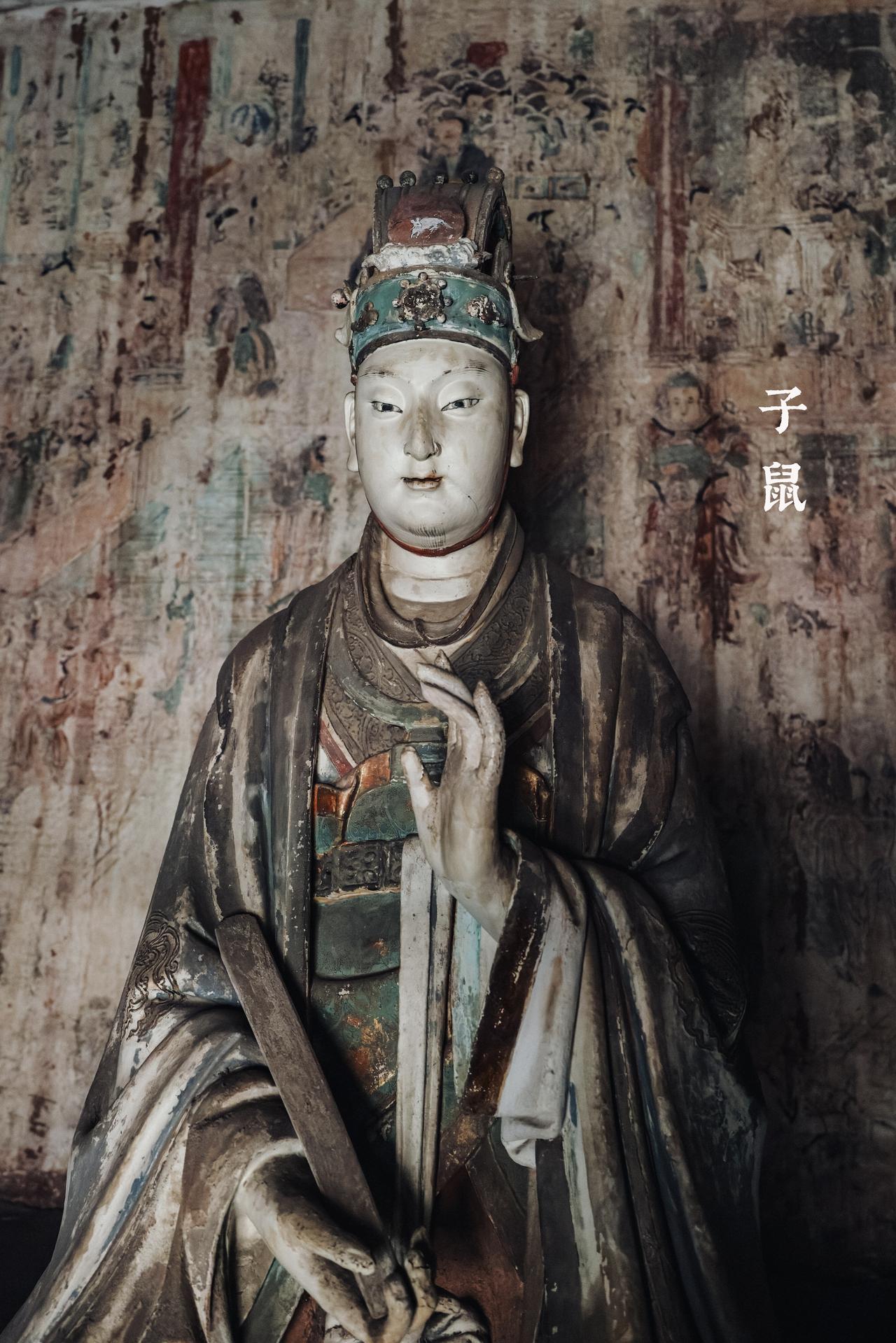 属于中国人的神仙——
山西晋城府城玉皇庙
比二十八星宿更难得一见的
十二元辰彩塑