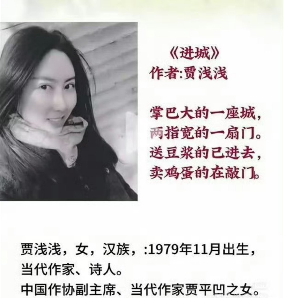 平凹的画，浅浅的诗！都堪称一绝！贾浅浅硕士学位被撤销
