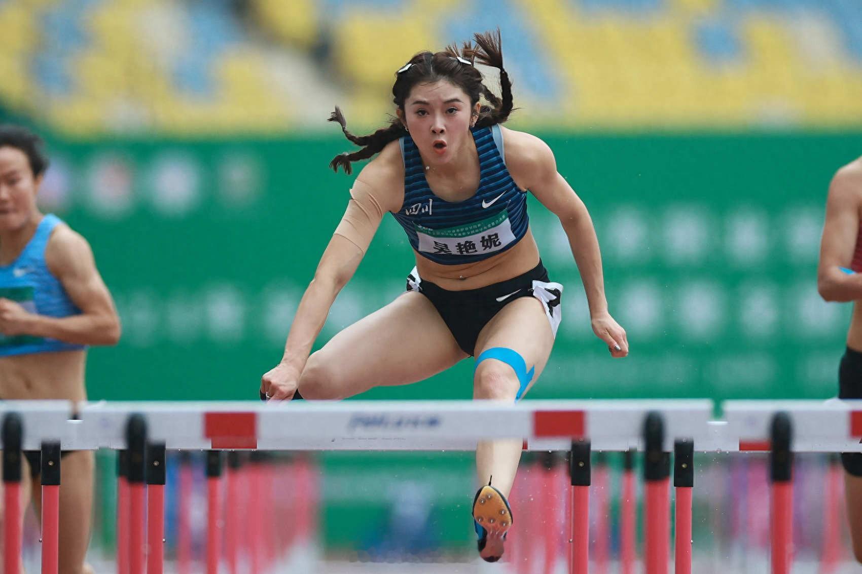 #吴艳妮冲击女子100米栏冠军# 06月30日讯 全国田径冠军赛女子100米栏决