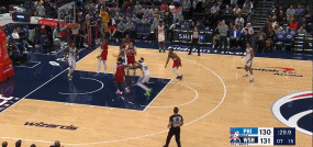 76人反超了！恩比德野猪冲锋庆祝！ ​​​