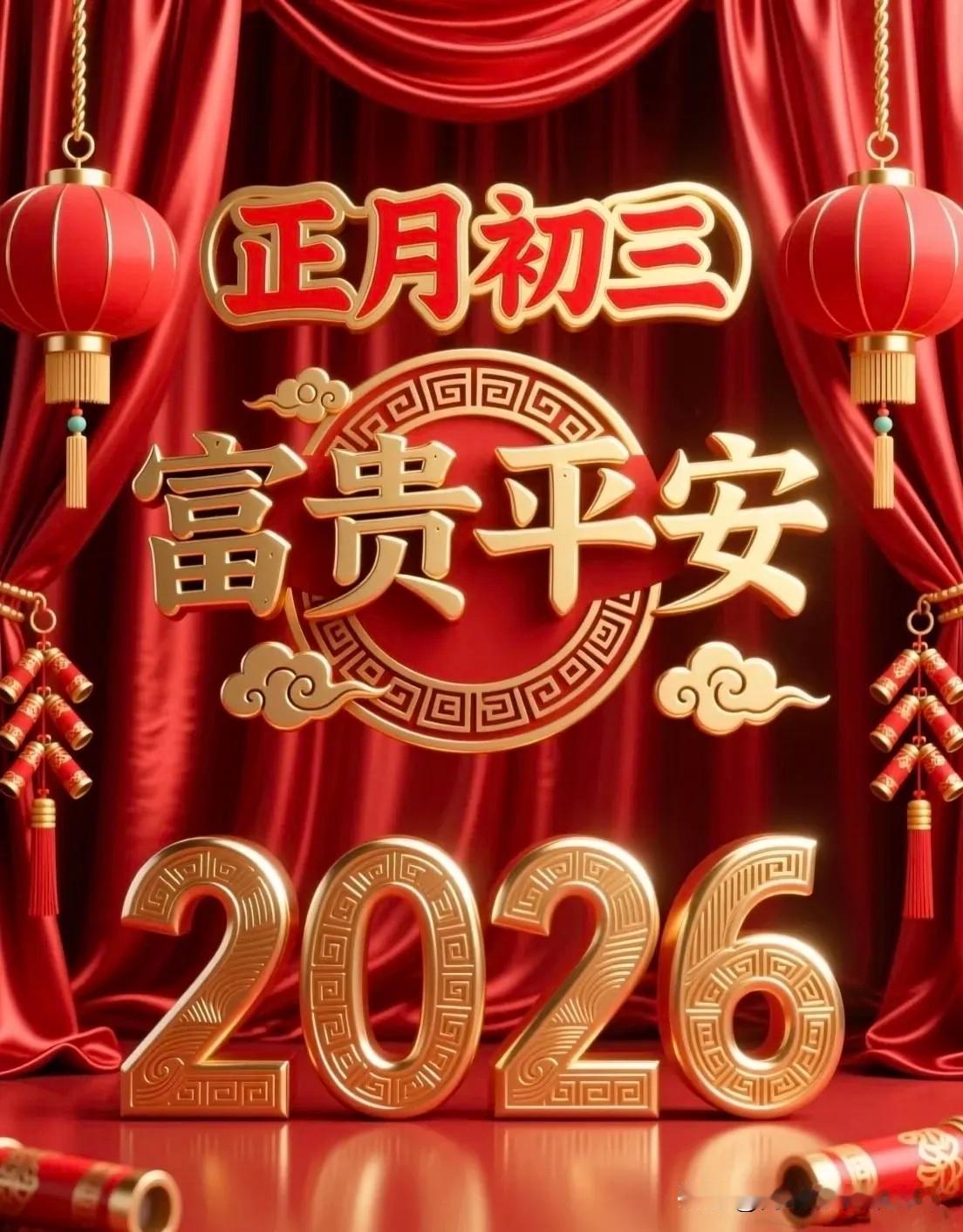 正月初三的晨光刚漫过窗棂，带着点暖烘烘的意思。老辈人说这日子得“躲赤狗”，少出门