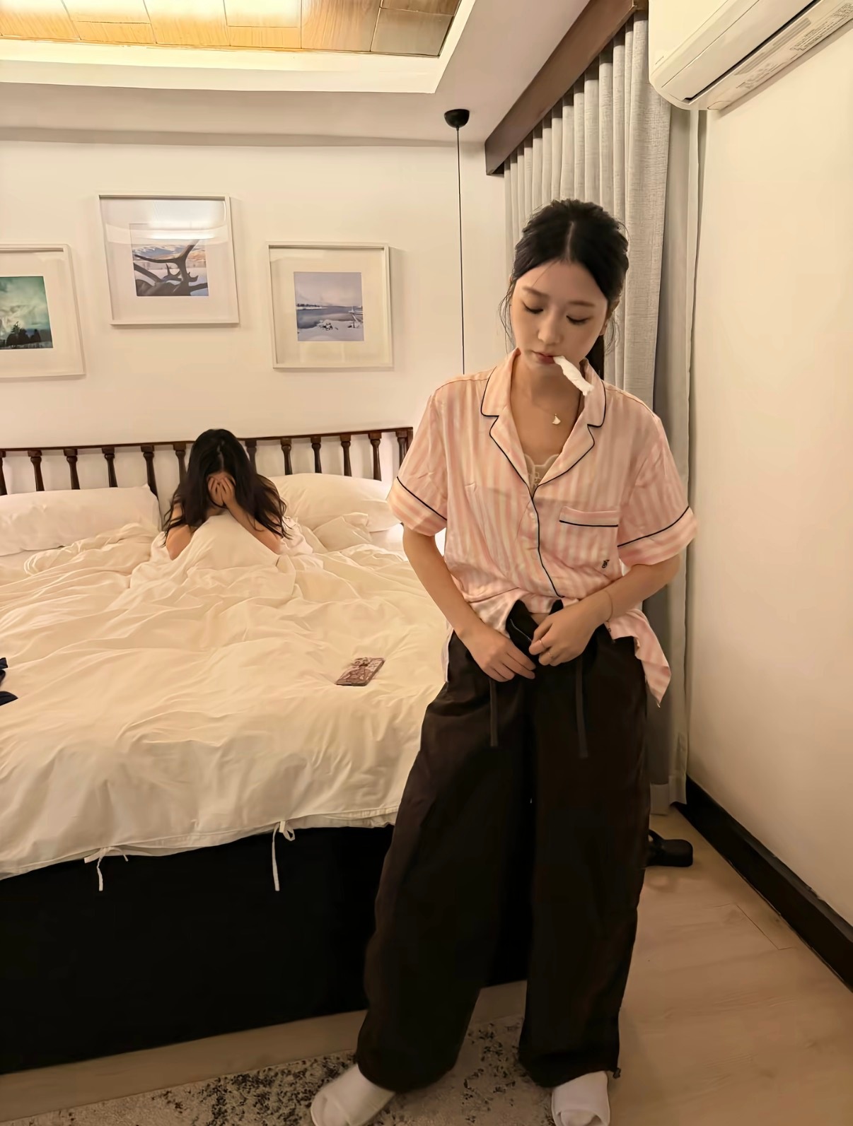 还是闺蜜们在一起会玩 