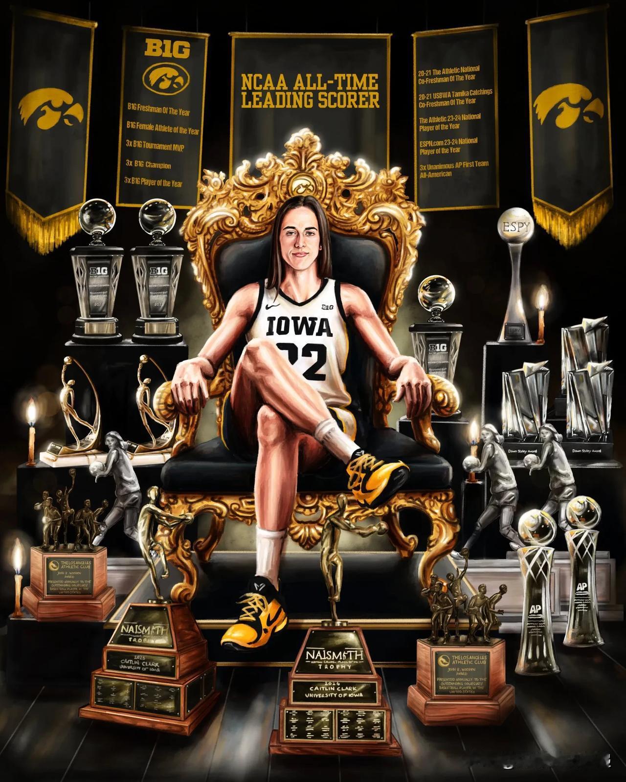 大学篮球巨星凯特琳·克拉克的 WNBA 合同将让她在四年内获得 338,056 