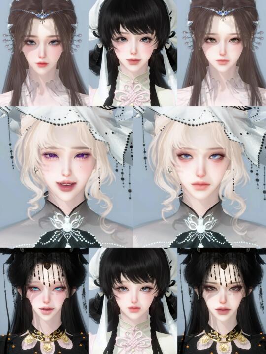 女脸分享丨我勒个可爱/御姐/古风/温柔脸啊