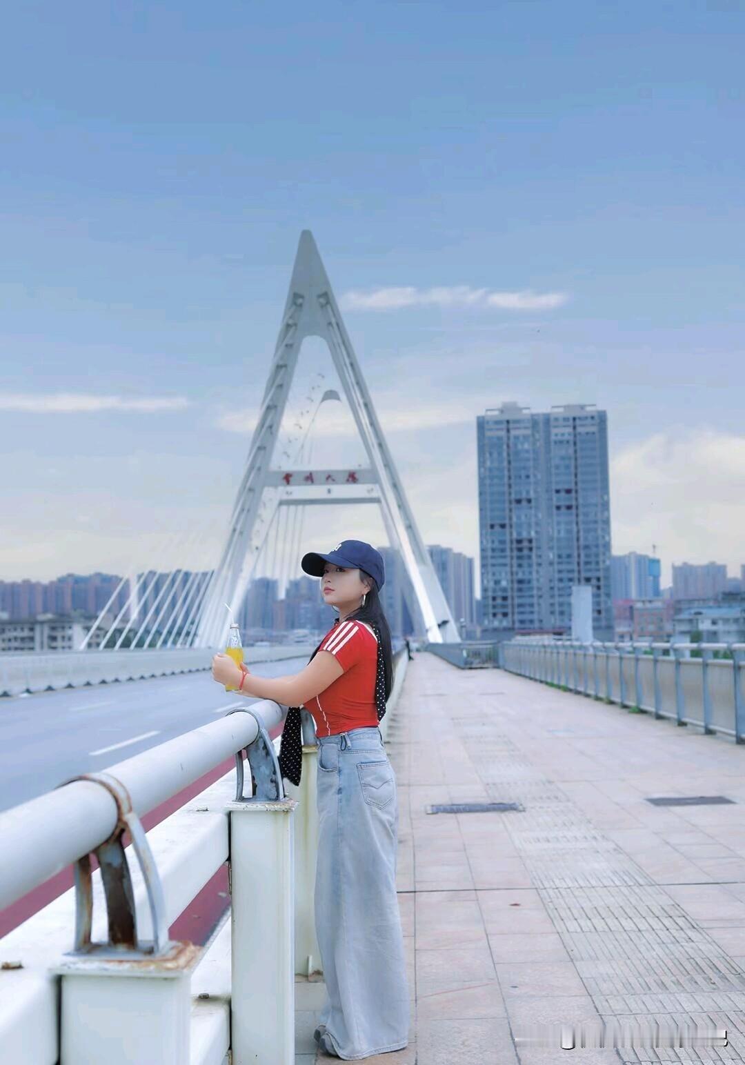 海边大桥，风景如画