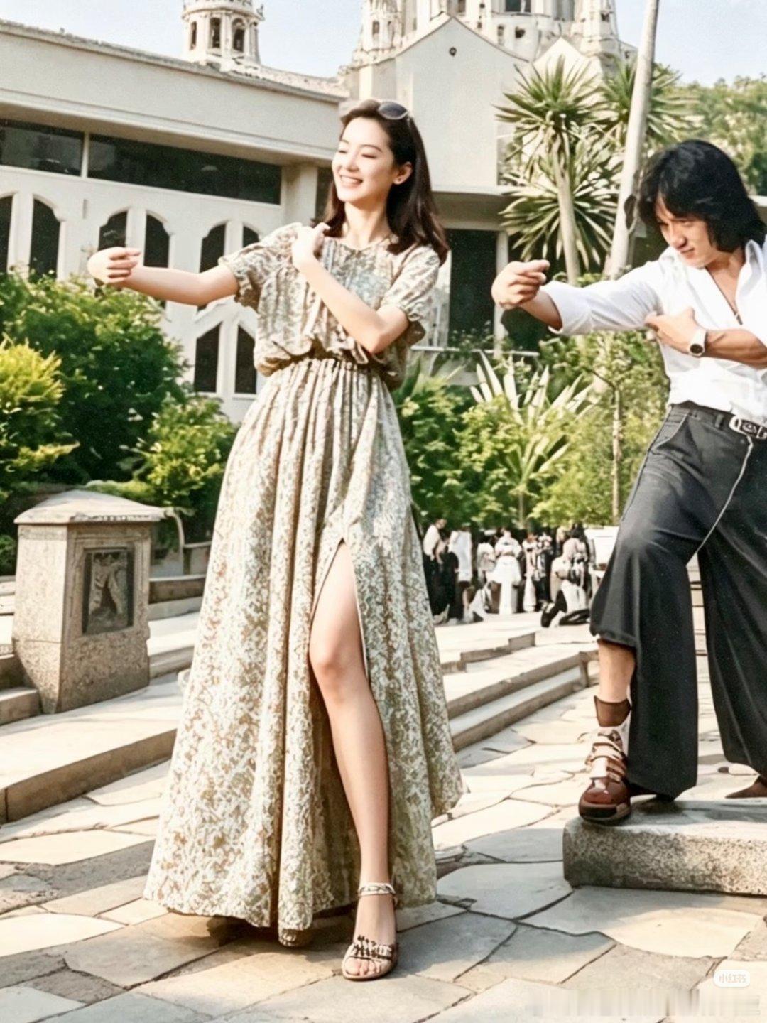 原来明媚又开朗的女生是这样的第一反应就是年轻的林青霞 