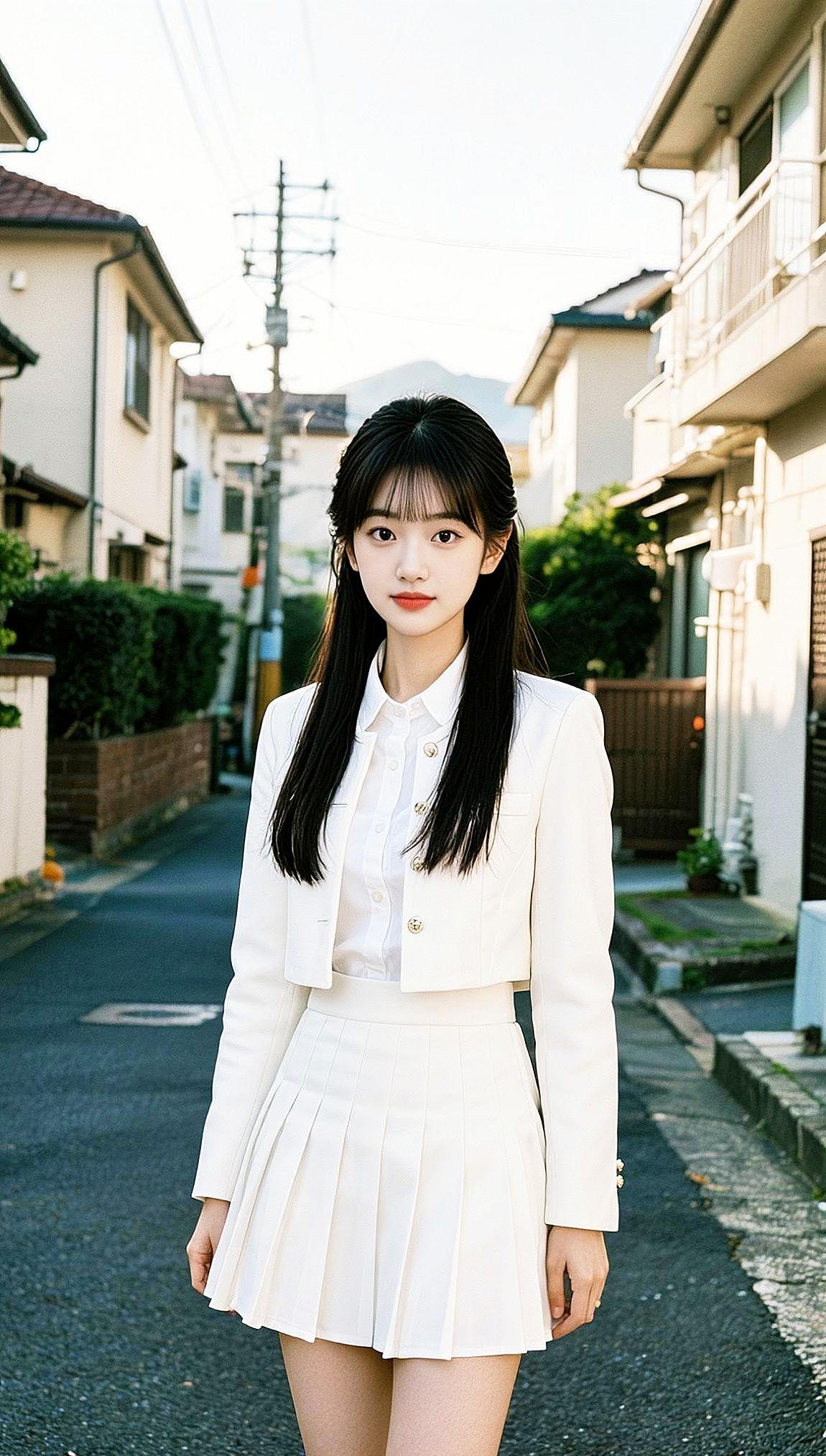 AI小区胶片写真组 抖音ai创作全新升级 颜值在线 清纯女神 温柔待余生