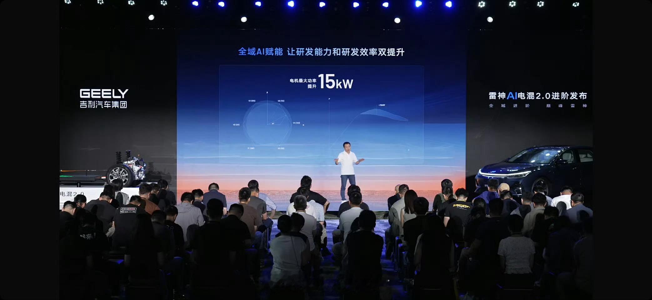 刚刚吉利雷神AI电混2.0发布会上宣布了电混技术正式进入AI新时代。其实整套方案