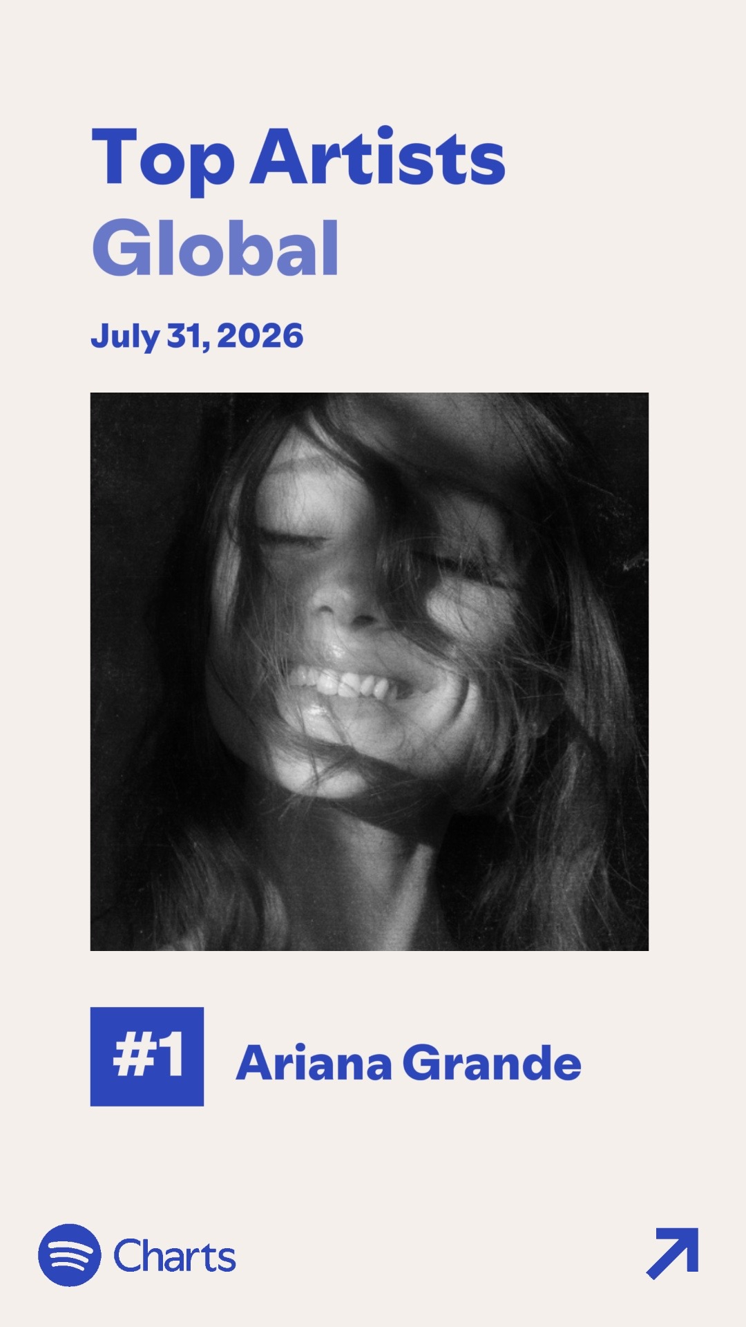 OMFG！凭借新专辑《petal》发行，A妹Ariana Grande今天登顶S