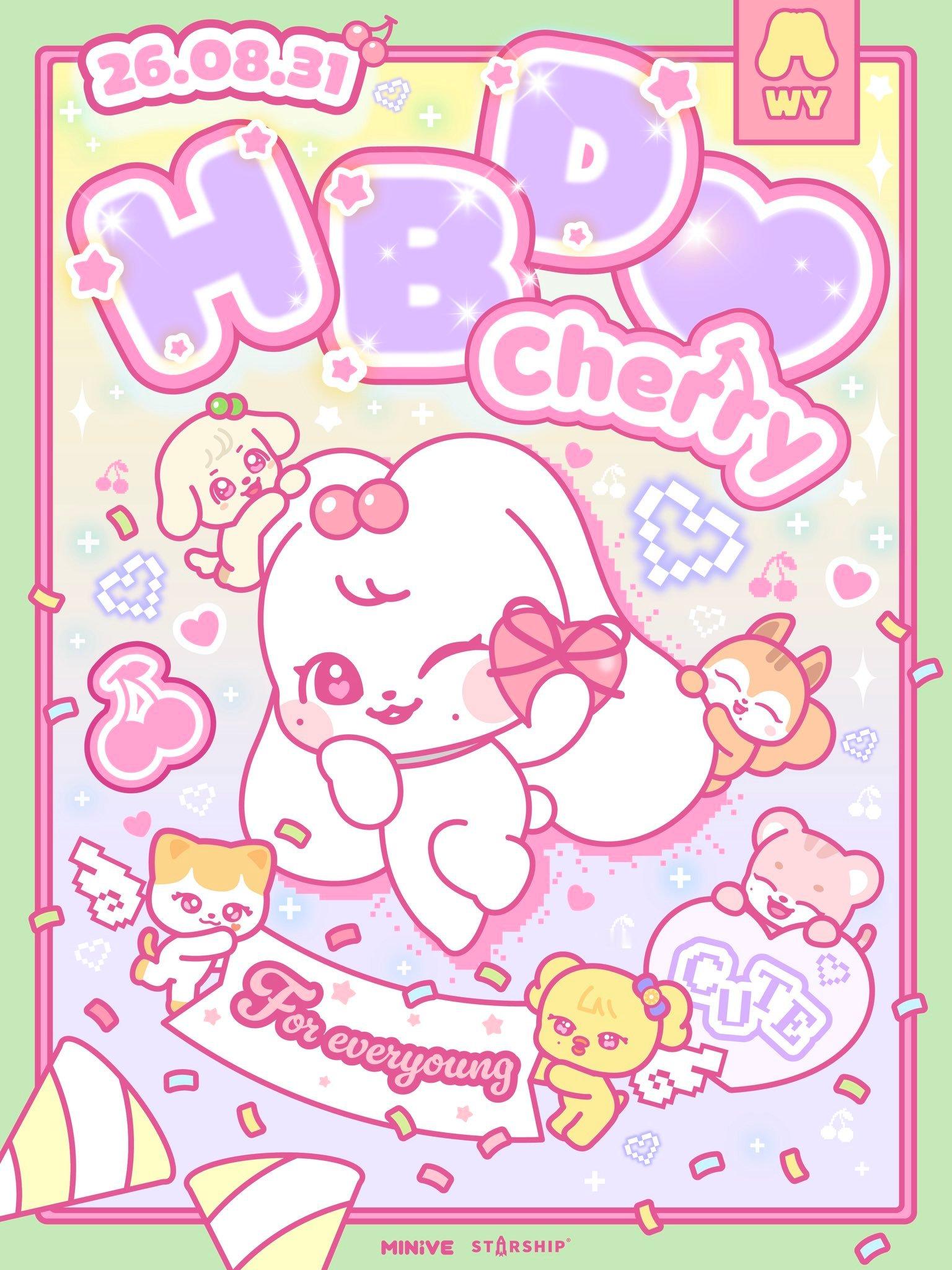 HAPPY CHERRY DAY! 🎉祝可爱的CHERRY生日快乐!🎉✨🍒