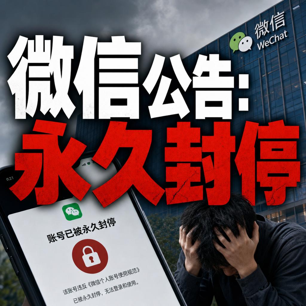 微信突然出手！这次是动真格的永久封停
很多人觉得微信号封了顶多换个号重来，无所谓