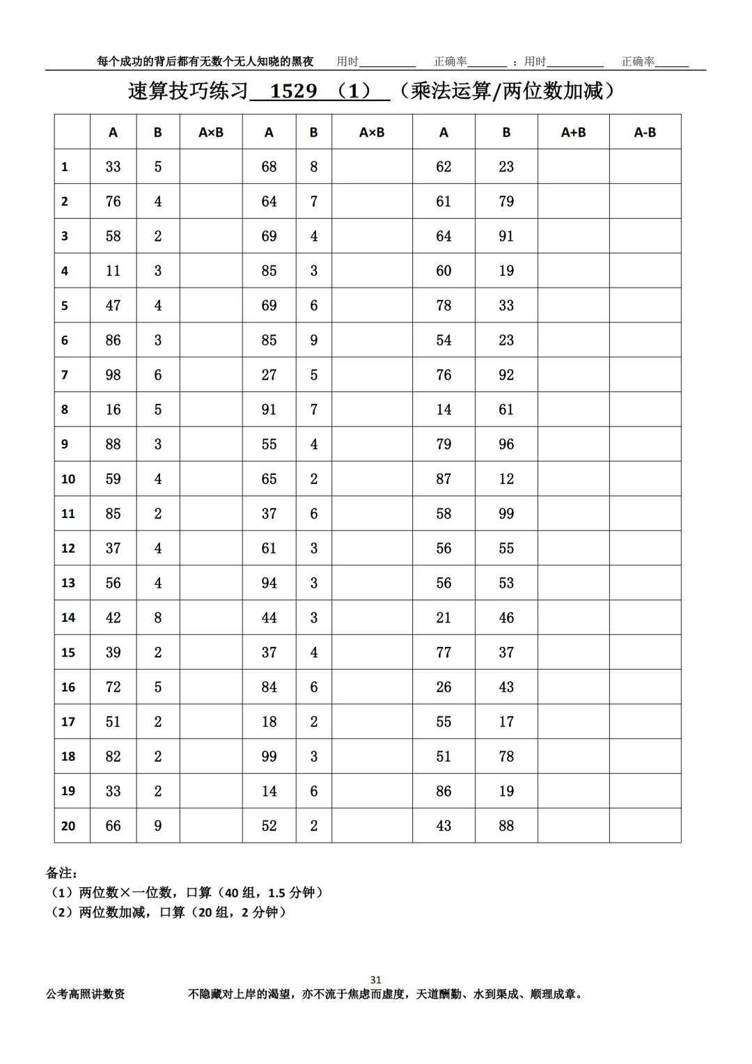 资料分析速算练习1529