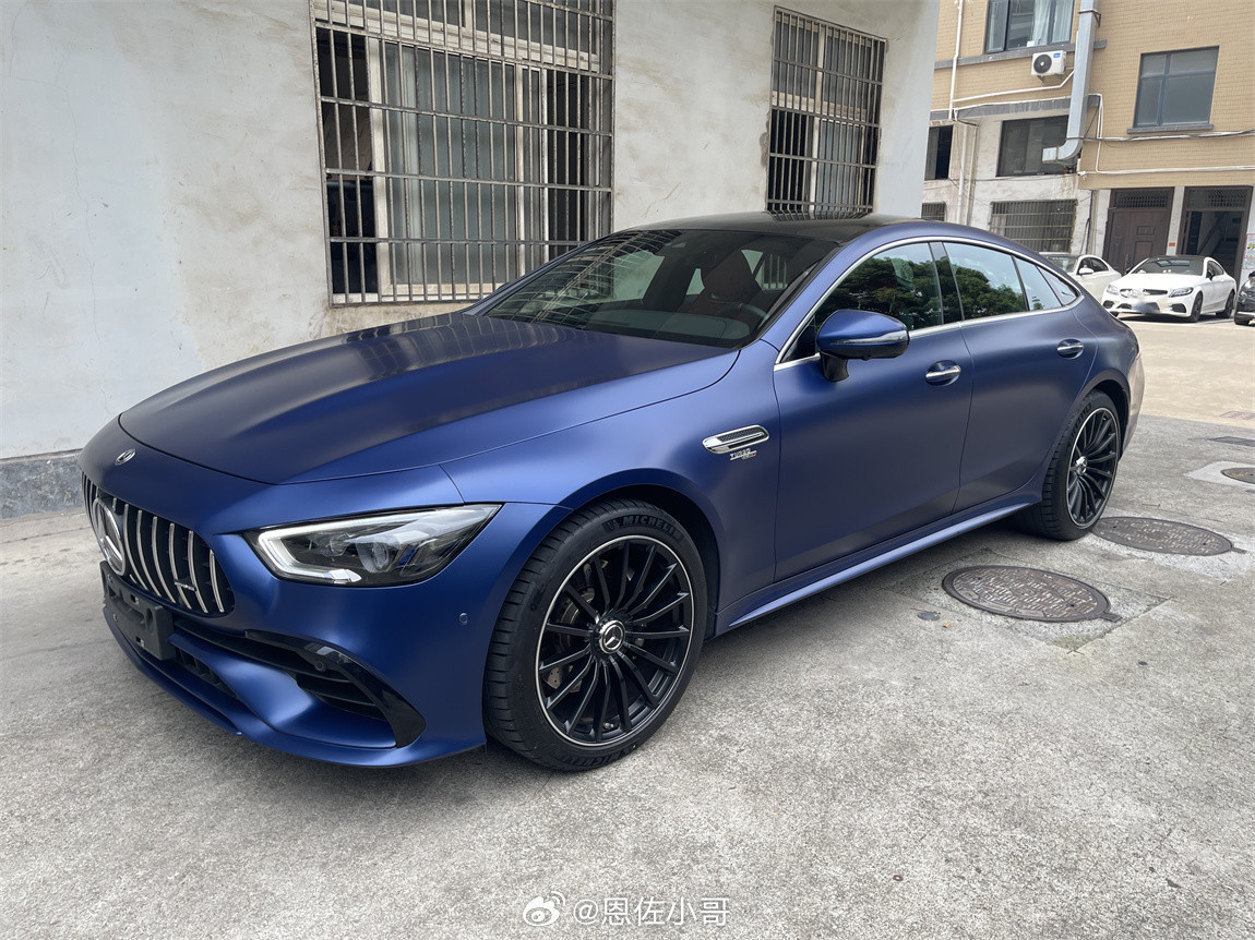 奔驰 AMG GT53 宝石蓝 准新车[酷]全车原版原漆带车衣，无过户记录202