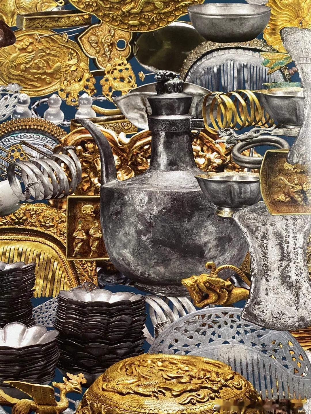 临平博物馆今天新开的“易水寒光——易县大北城宋辽金银器窖藏展”，展名很妙。因为易