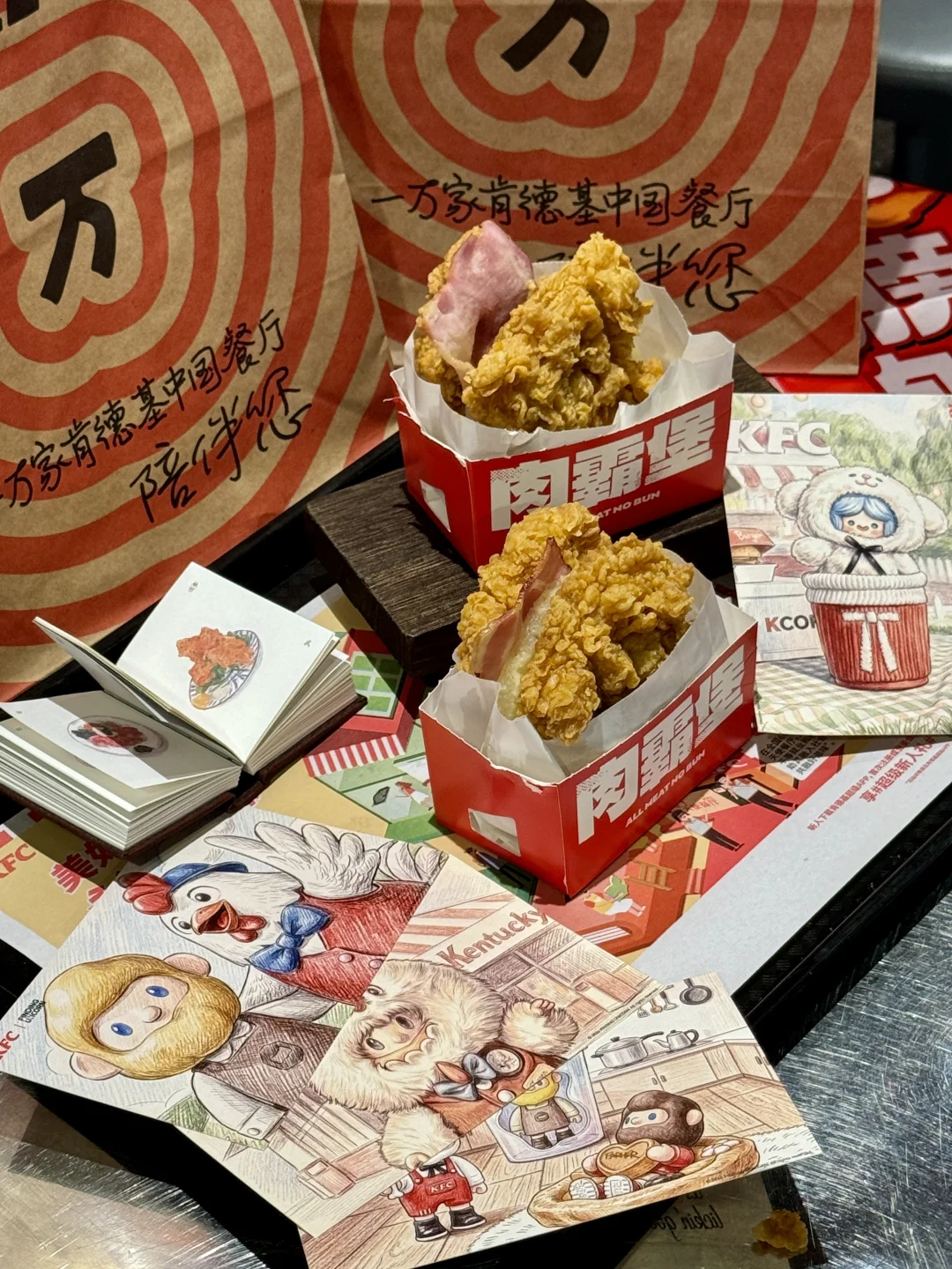 谁懂啊！KFC×Farmer BOB联名也太可爱了😭
