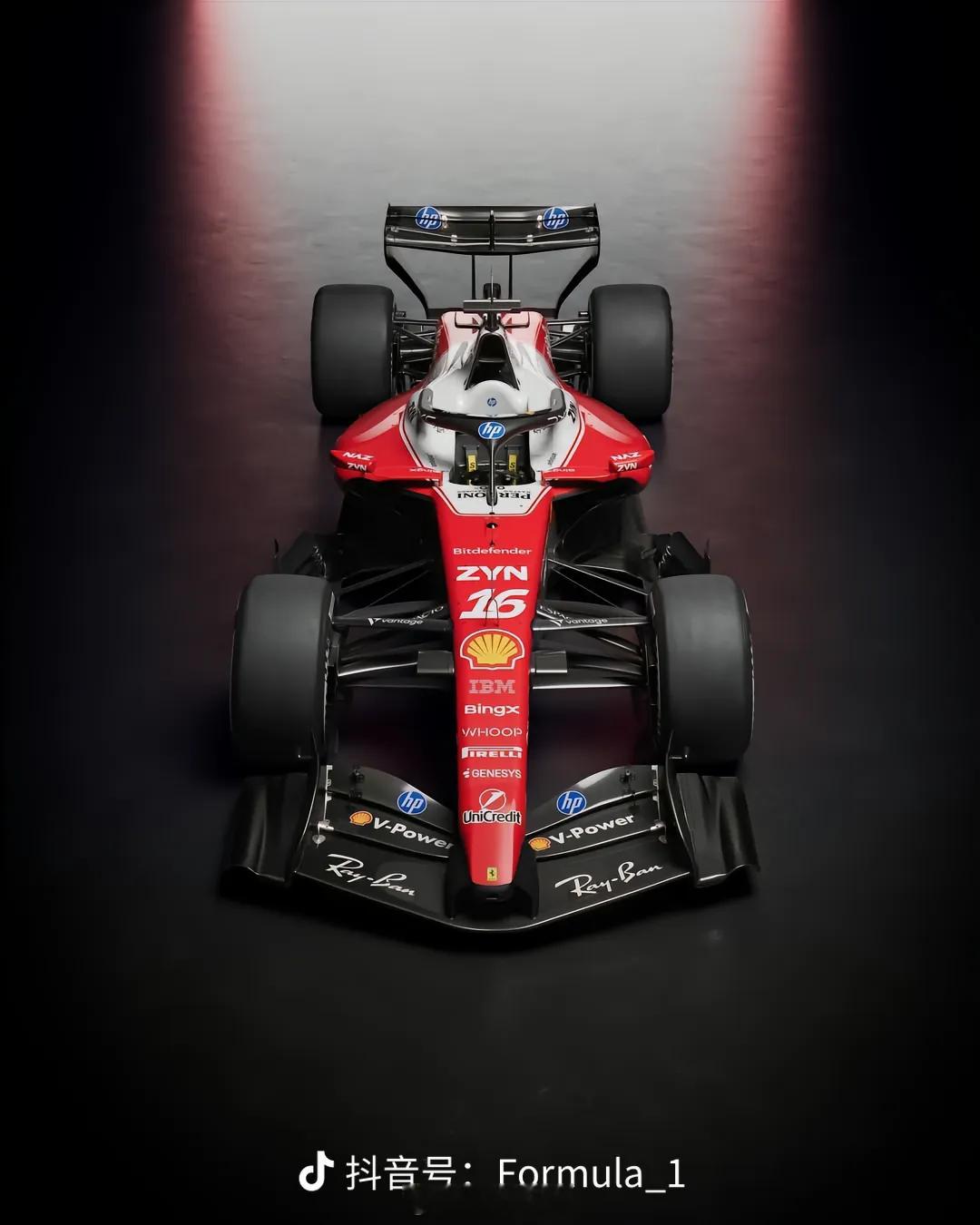 F1法拉利车队新赛车？有点好看啊，白色有点多
