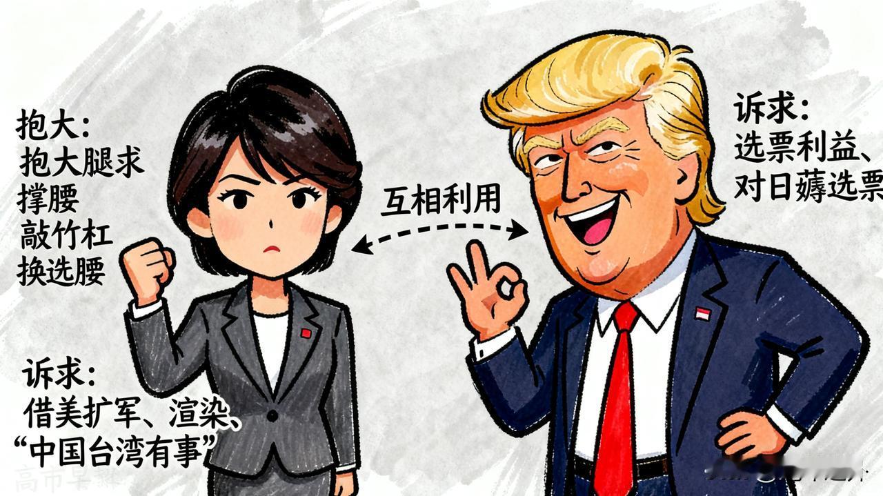 日媒曝料：特朗普主动要求周二跟高市早苗通电话！这俩的魔幻联动又续上了——一个是张