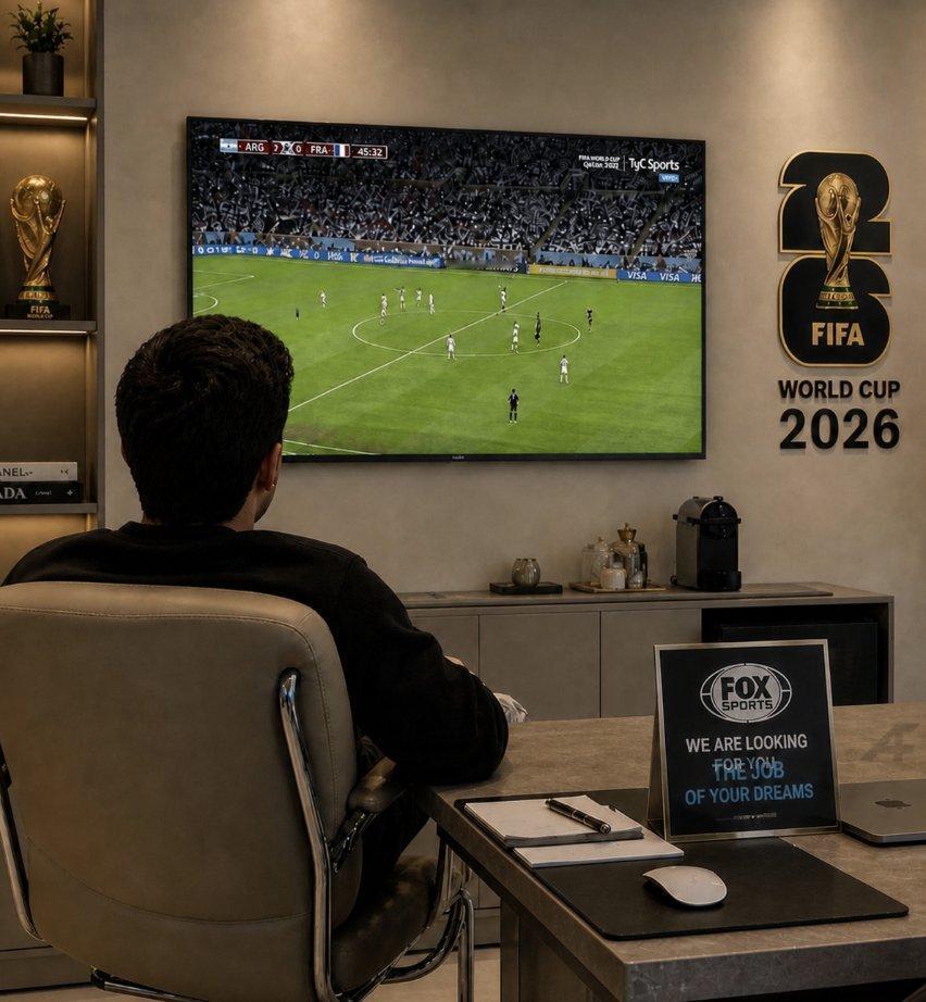 美国福克斯体育（FOX Sports）正向一名球迷提供一份“梦想工作”——世界杯