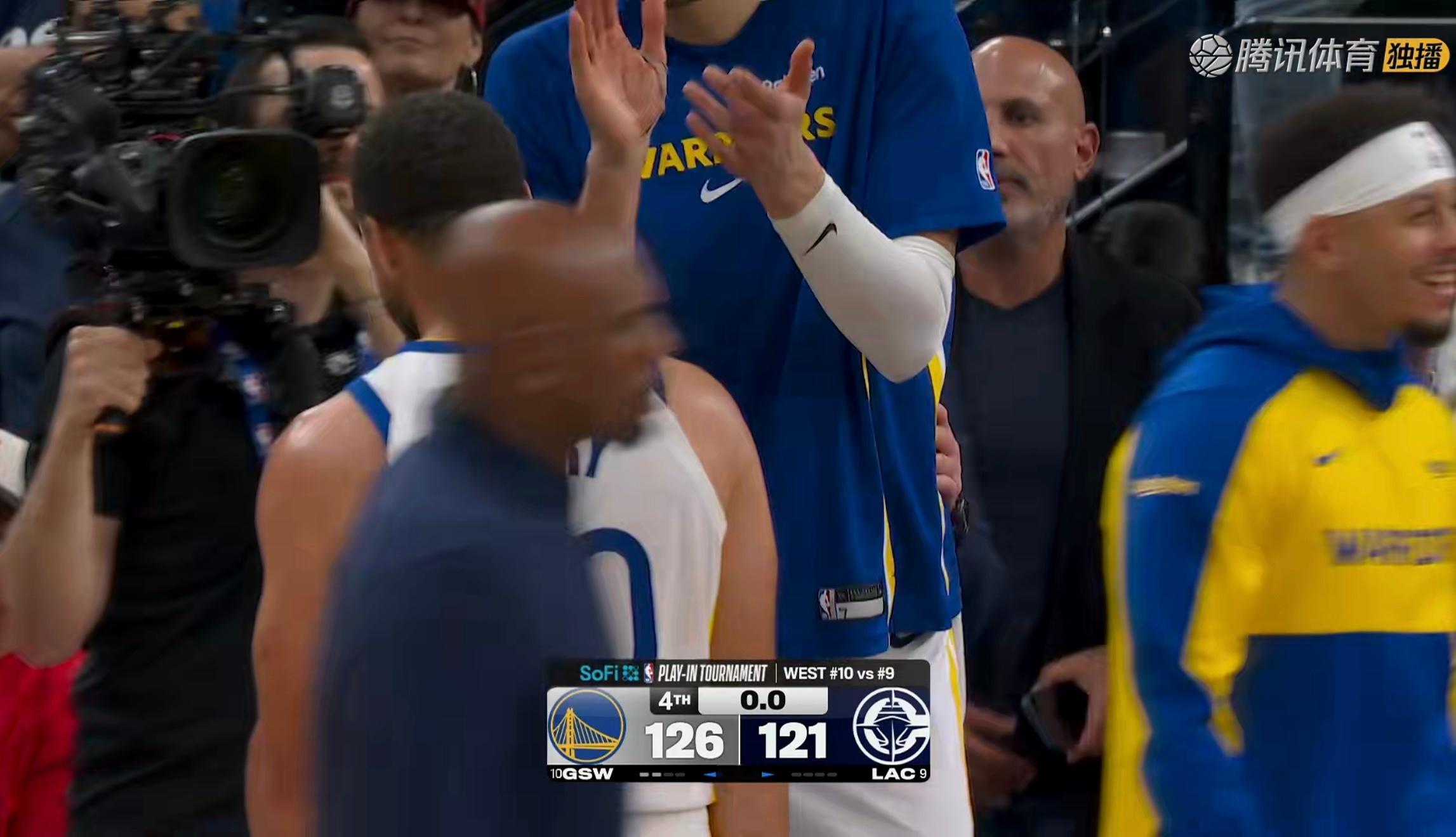 勇士126:121逆转战胜快船！没有被淘汰！这比赛太刺激了！勇士vs快船