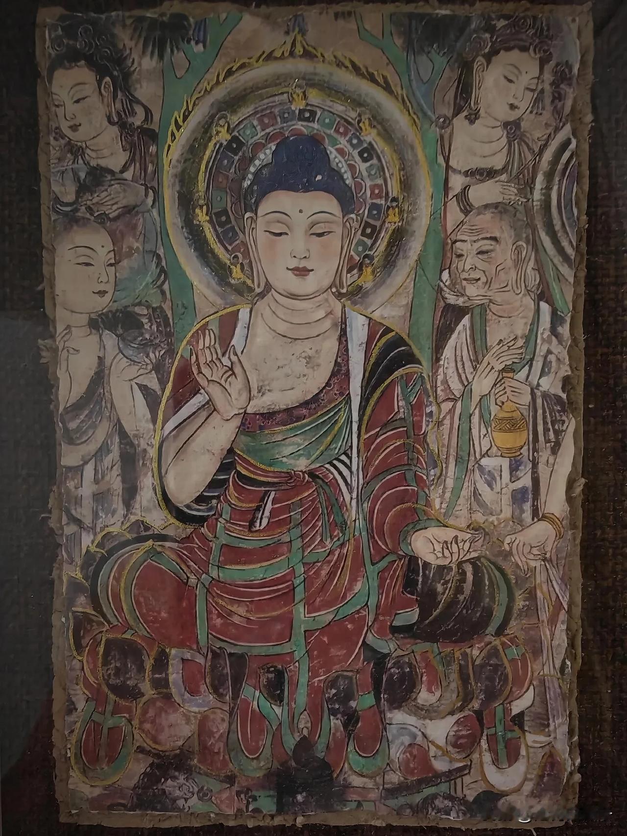 AI真是无所不能，我仅仅提供一幅有残缺的遗画，它就给出了明确答案。这确实是一幅敦
