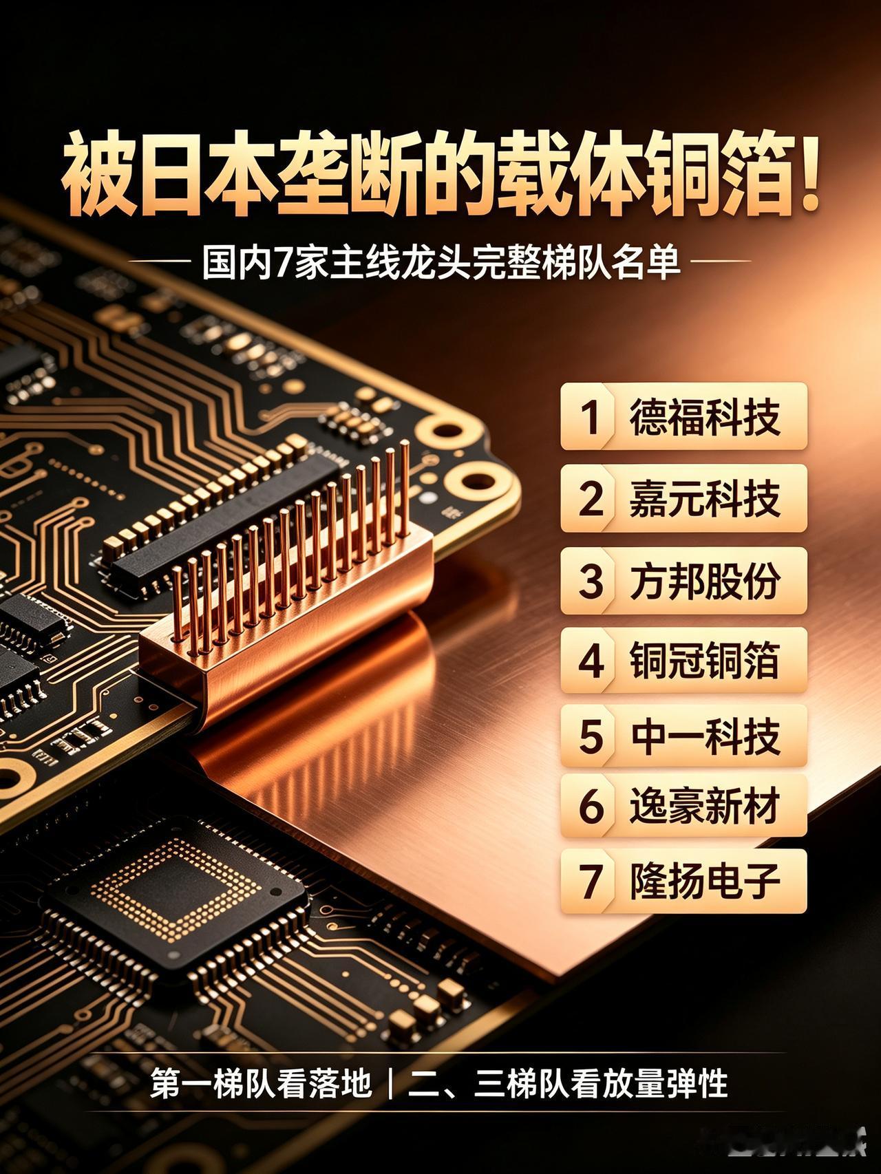 中一科技20CM效率，涨停PET铜箔概念持续走强

AI服务器拉动HVLP高端铜