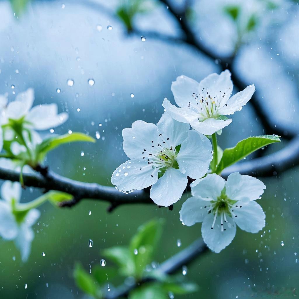 一树梨花一溪月，梨花一枝春带雨～春日梨花盛放如云似雪寻美河南 ​​​