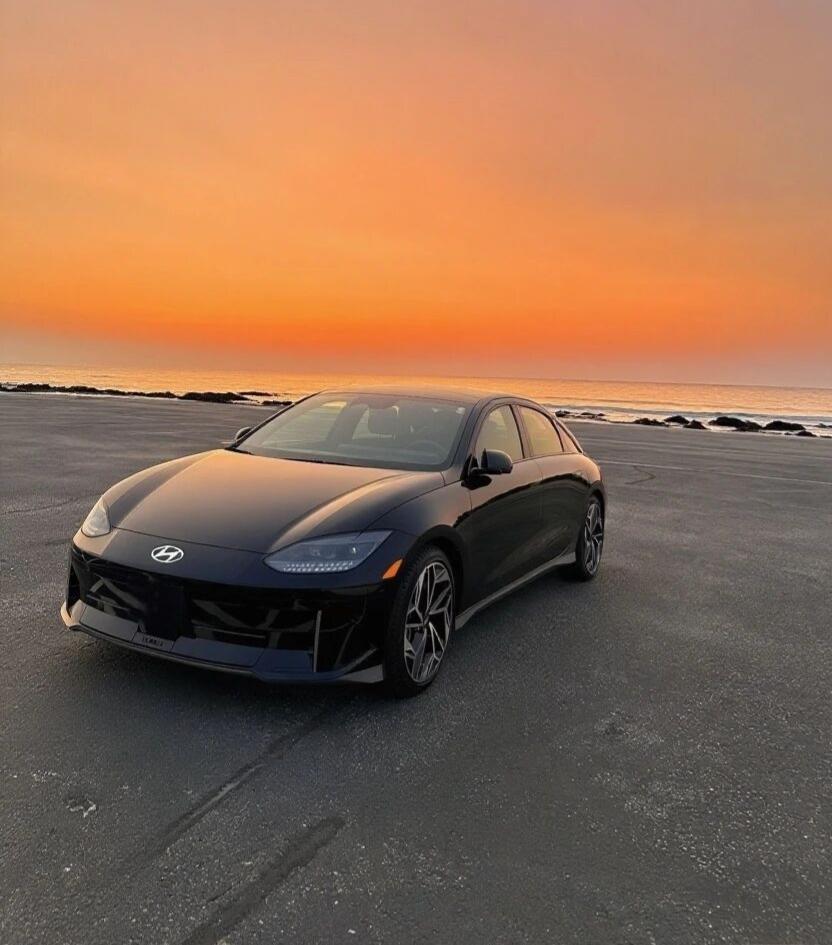 现代纯电轿跑，这个颜值你打几分？这台车是现代IONIQ 6，基于E-GMP纯电专